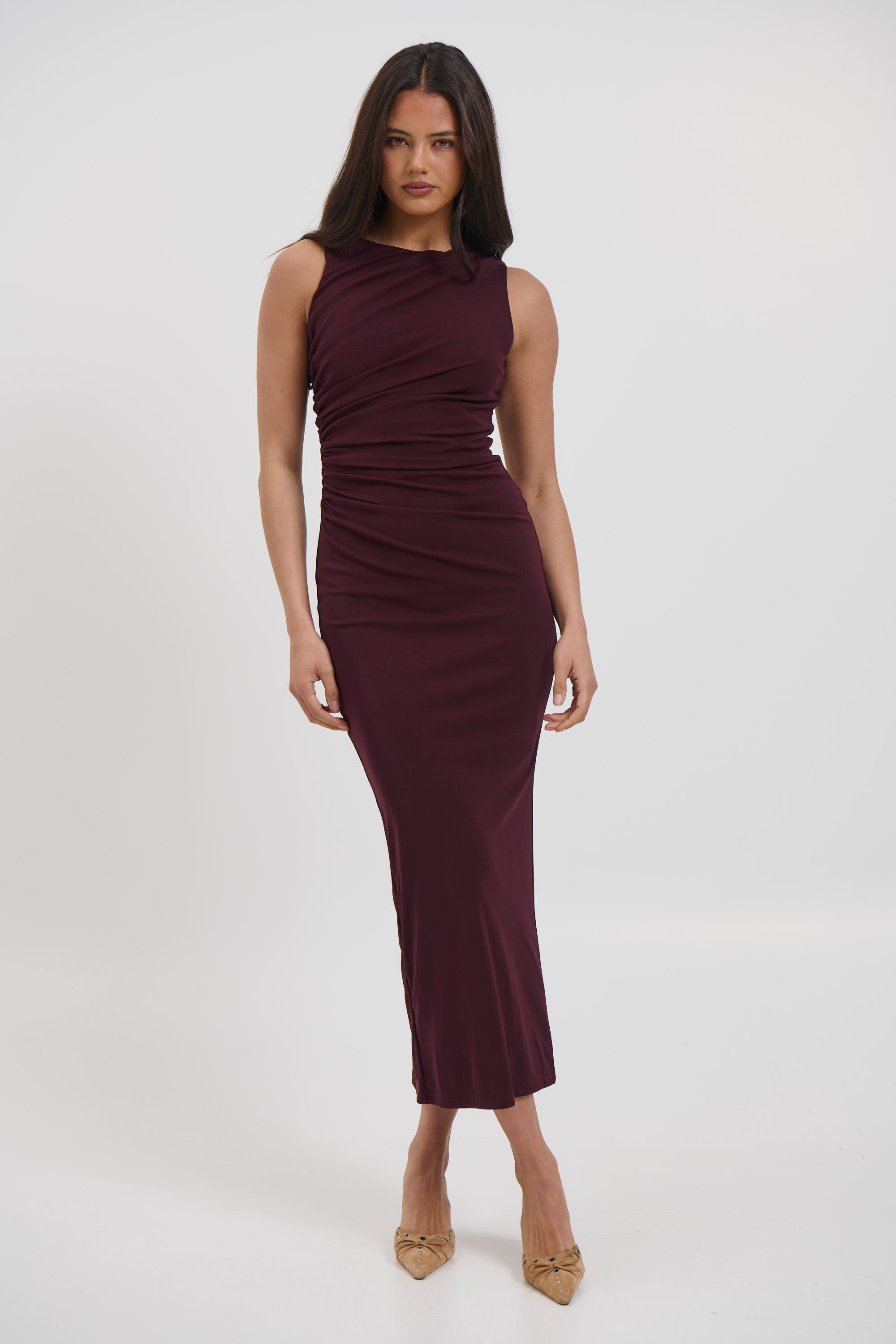 Avery Maxi Dress Plum