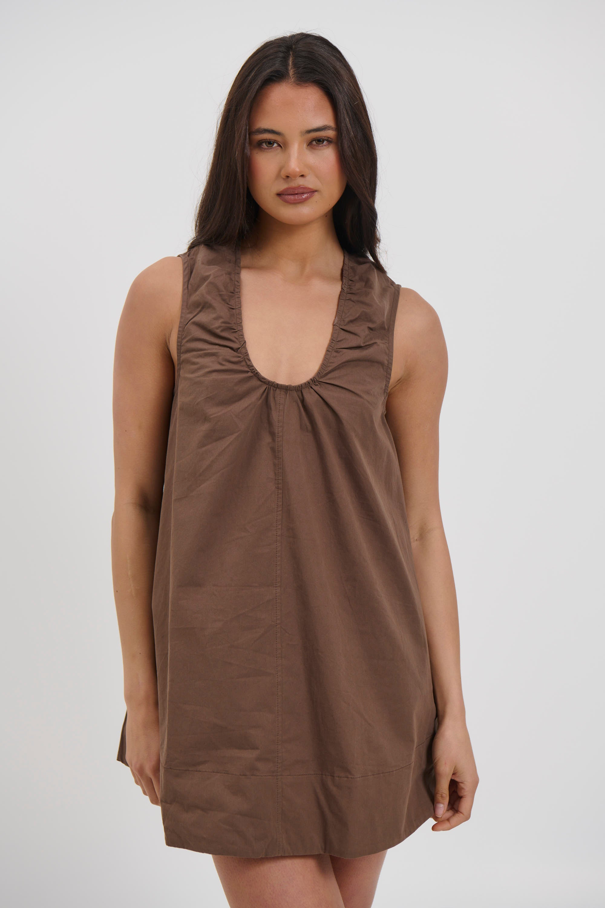 Sydney Mini Dress Chocolate