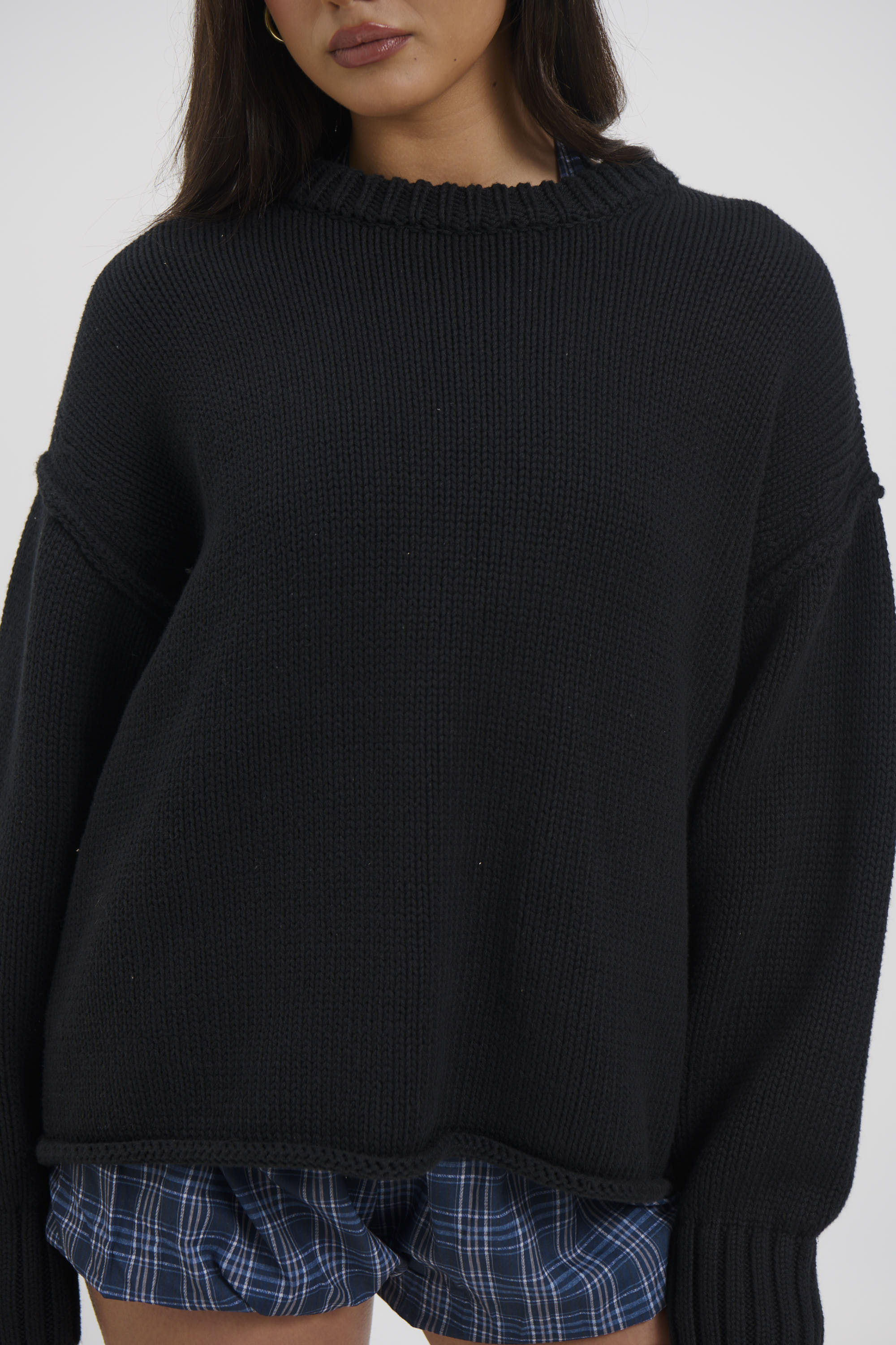 Nikova Knit Jumper Black