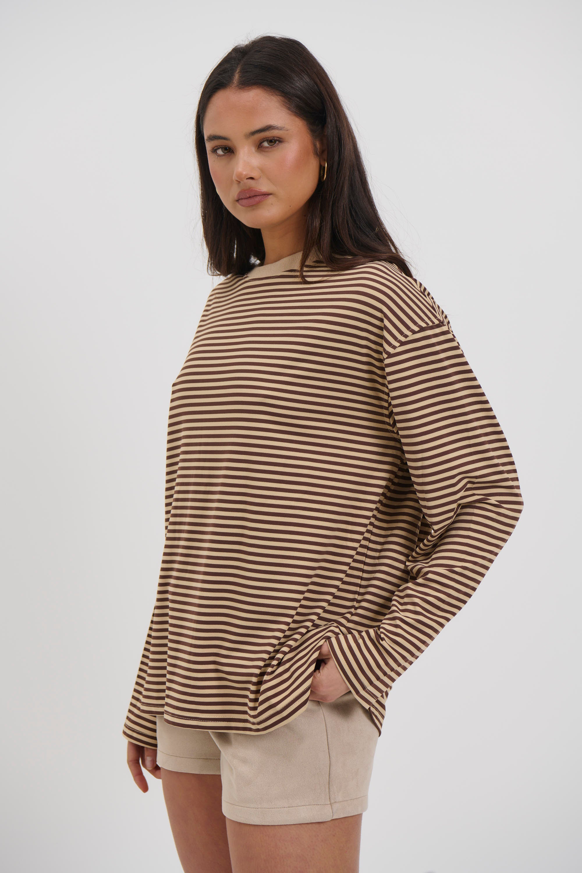 Asher Long Sleeve Latte