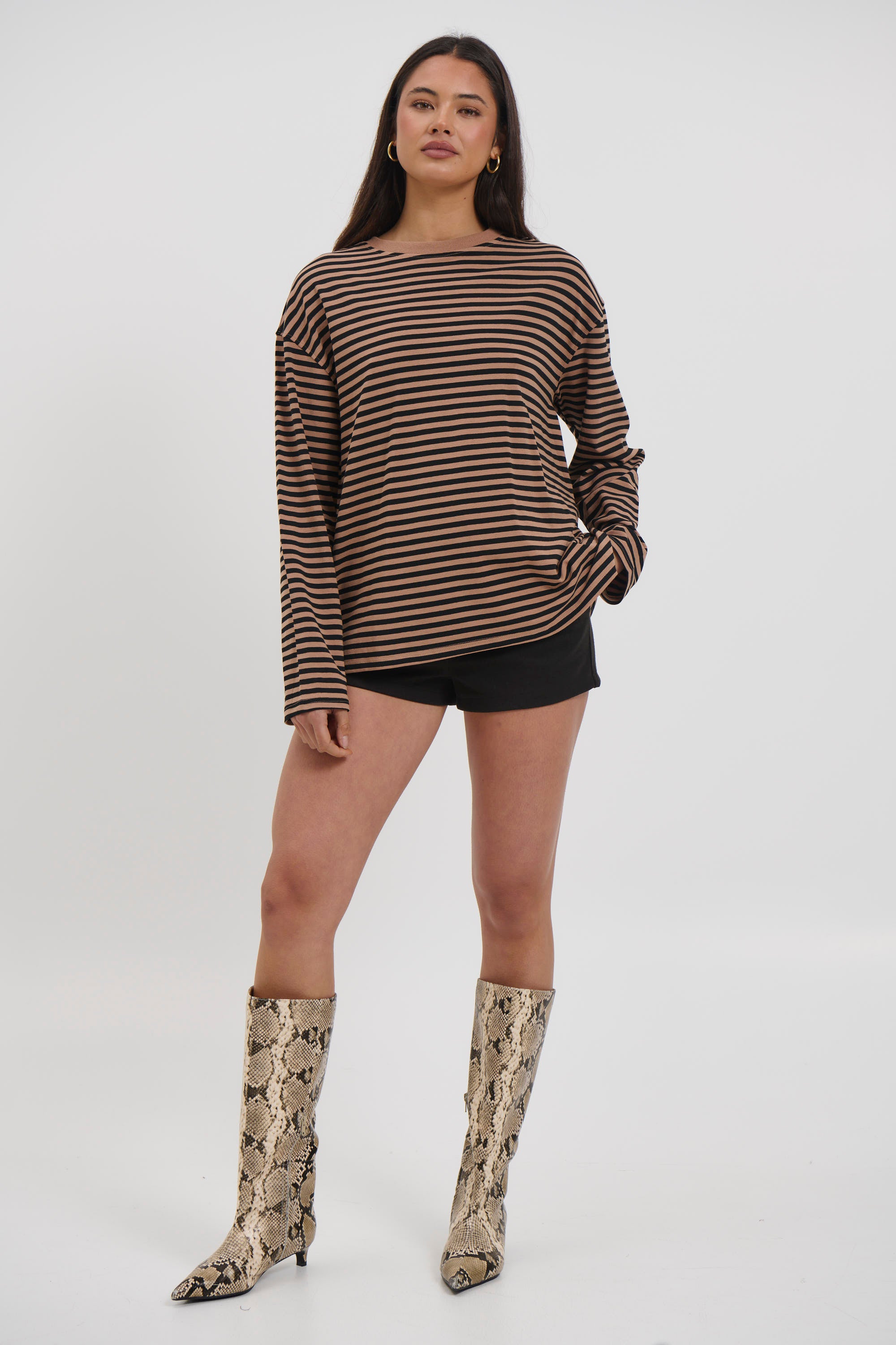 Asher Long Sleeve Mocha