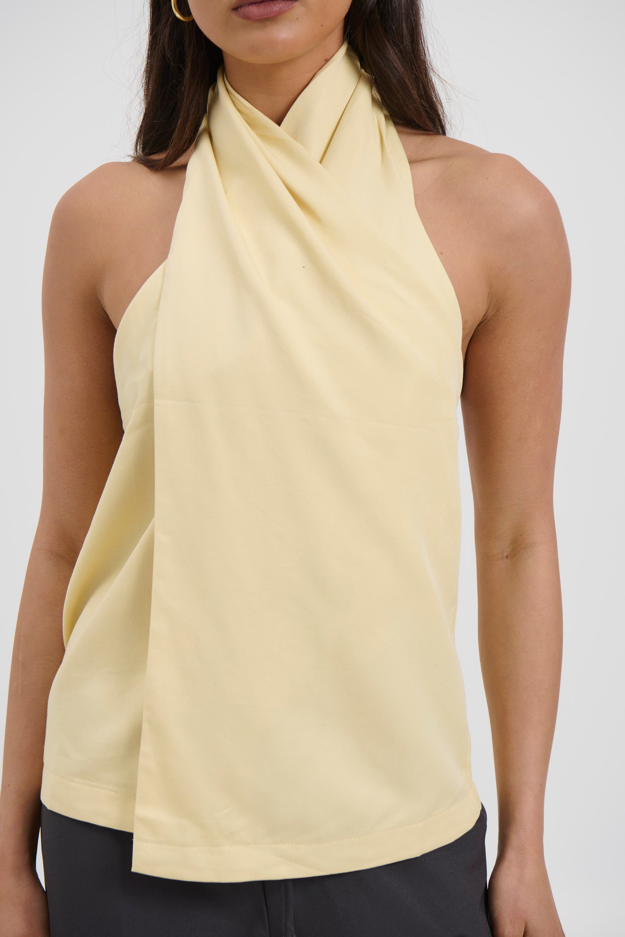 Monika Wrap Top Lemon