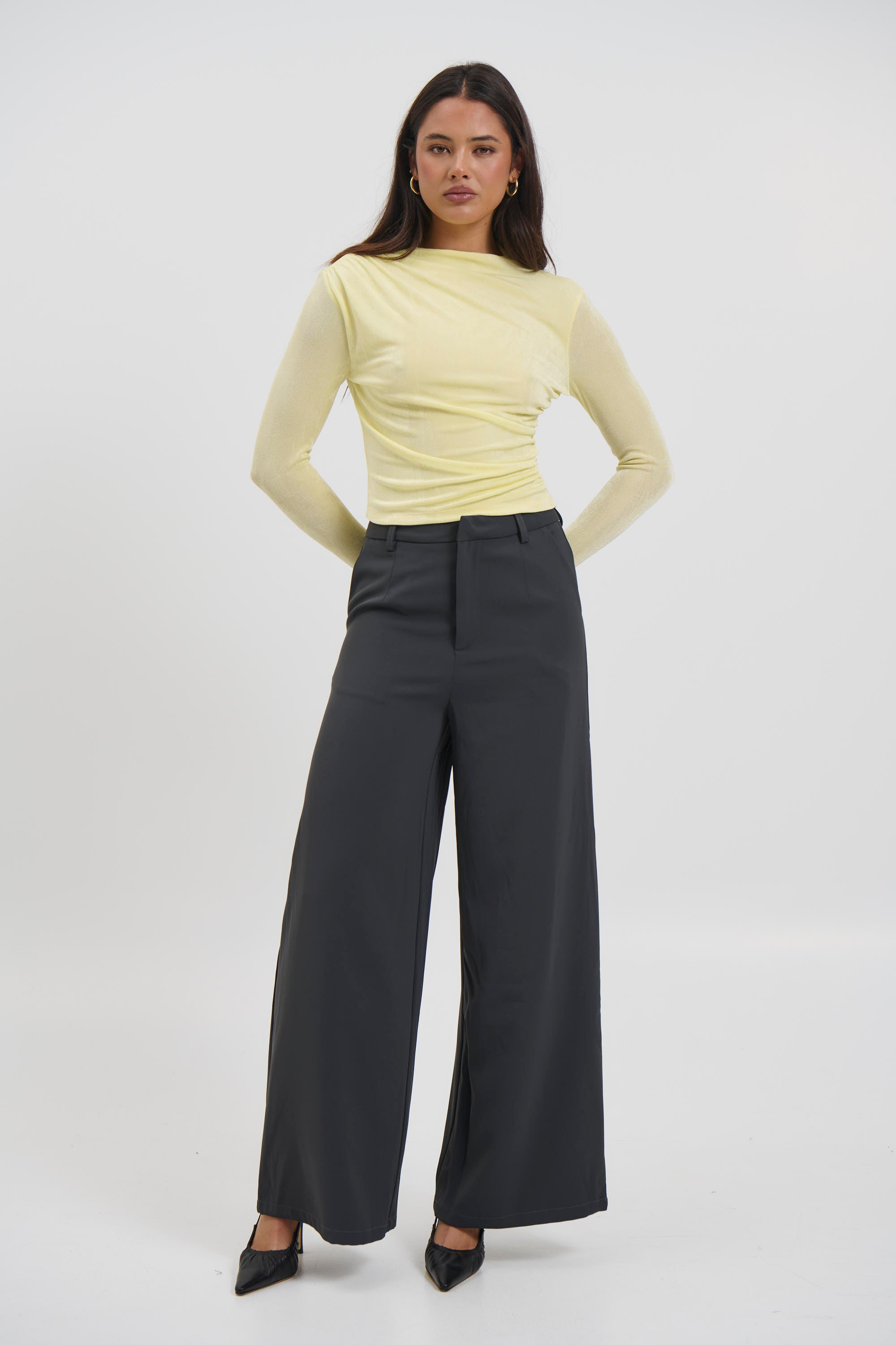 Jelani Long Sleeve Lemon