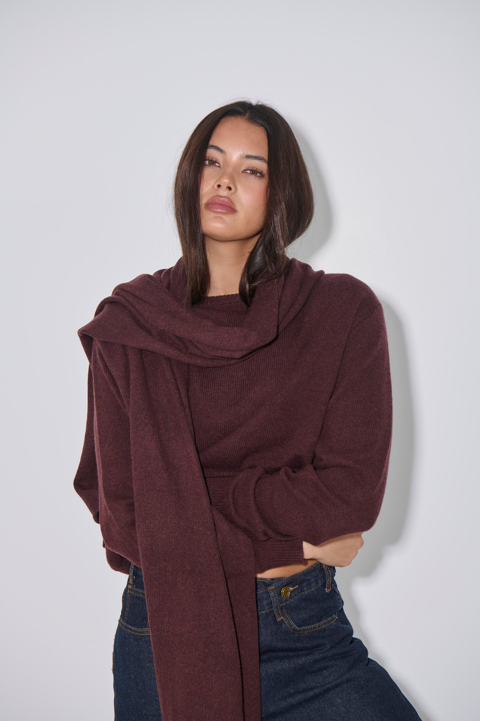 Soba Scarf Plum