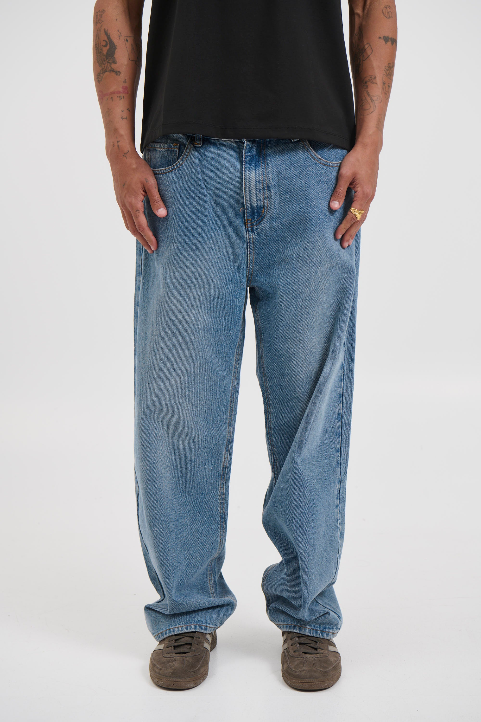 Louis Baggy Denim Blue
