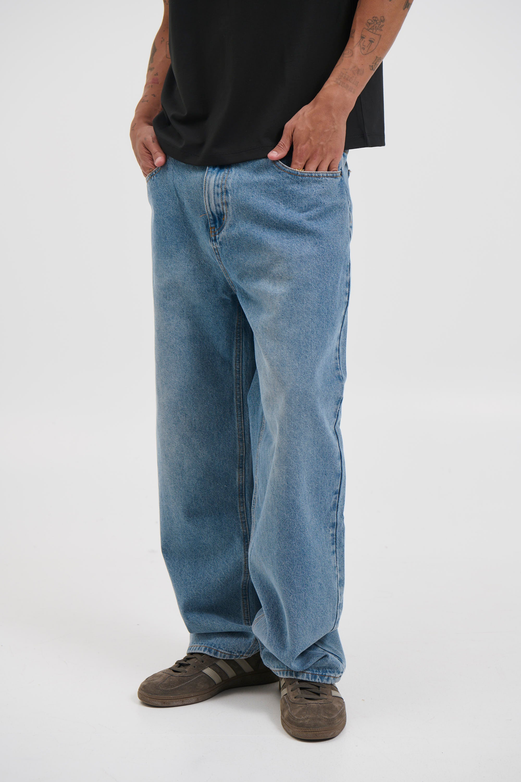 Louis Baggy Denim Blue