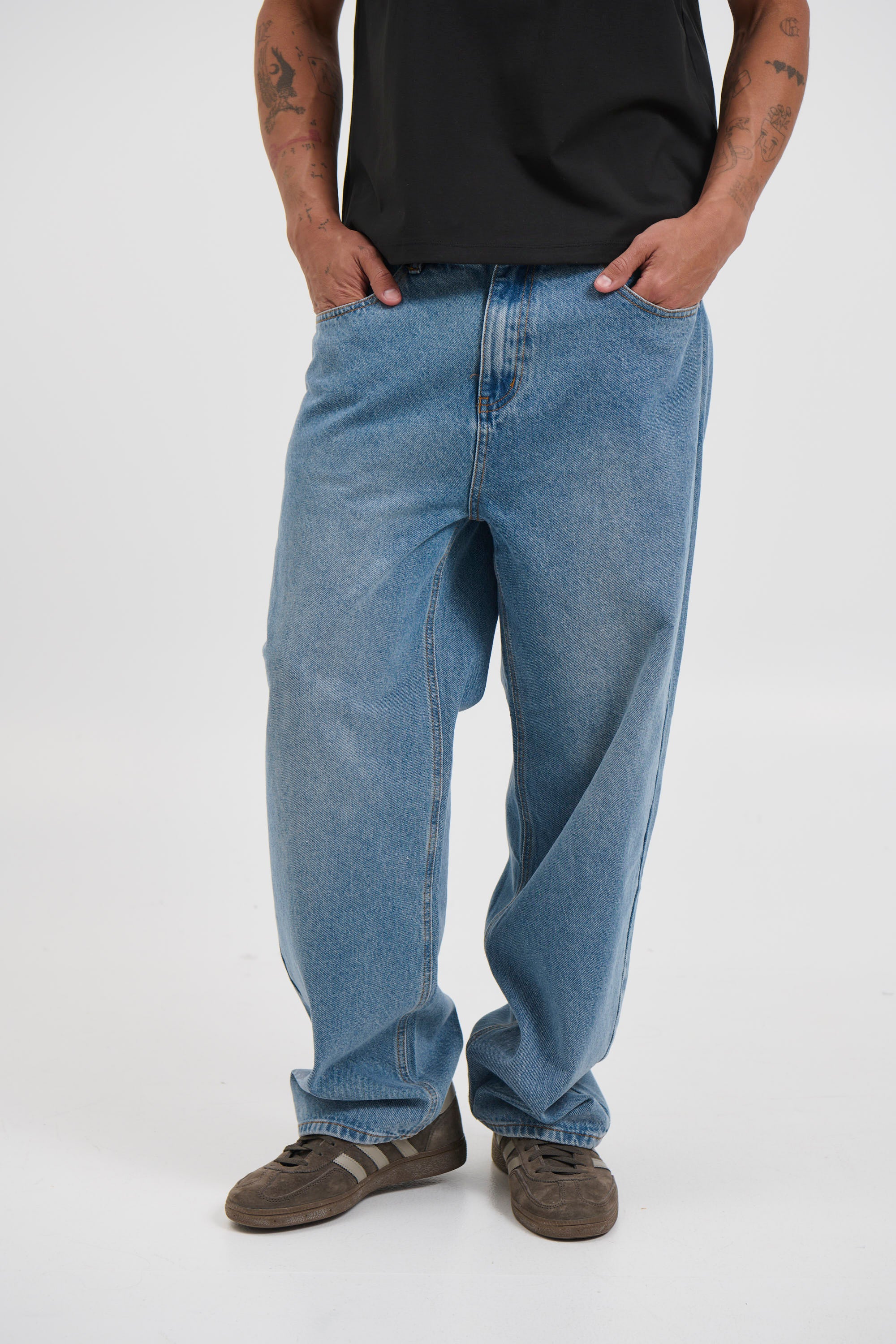 Louis Baggy Denim Blue