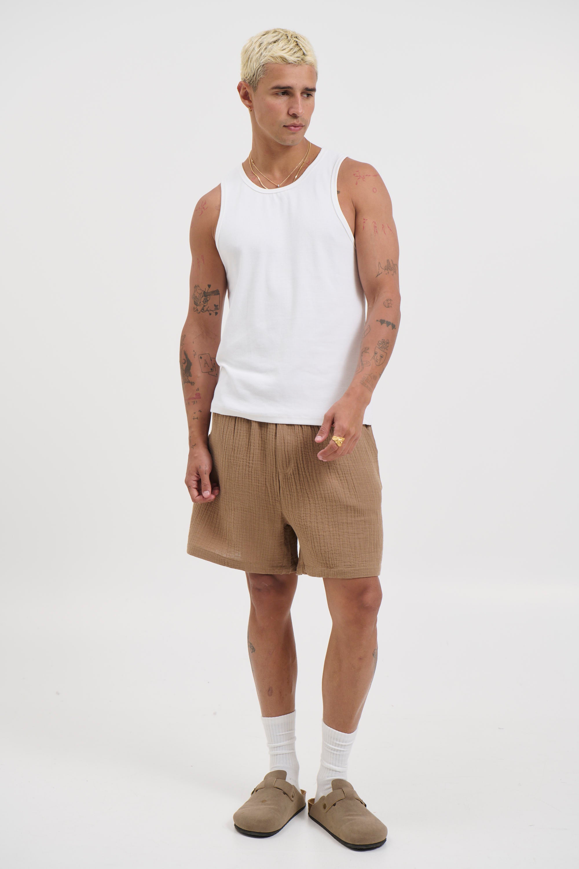 Tyler Texture Short Chocolate