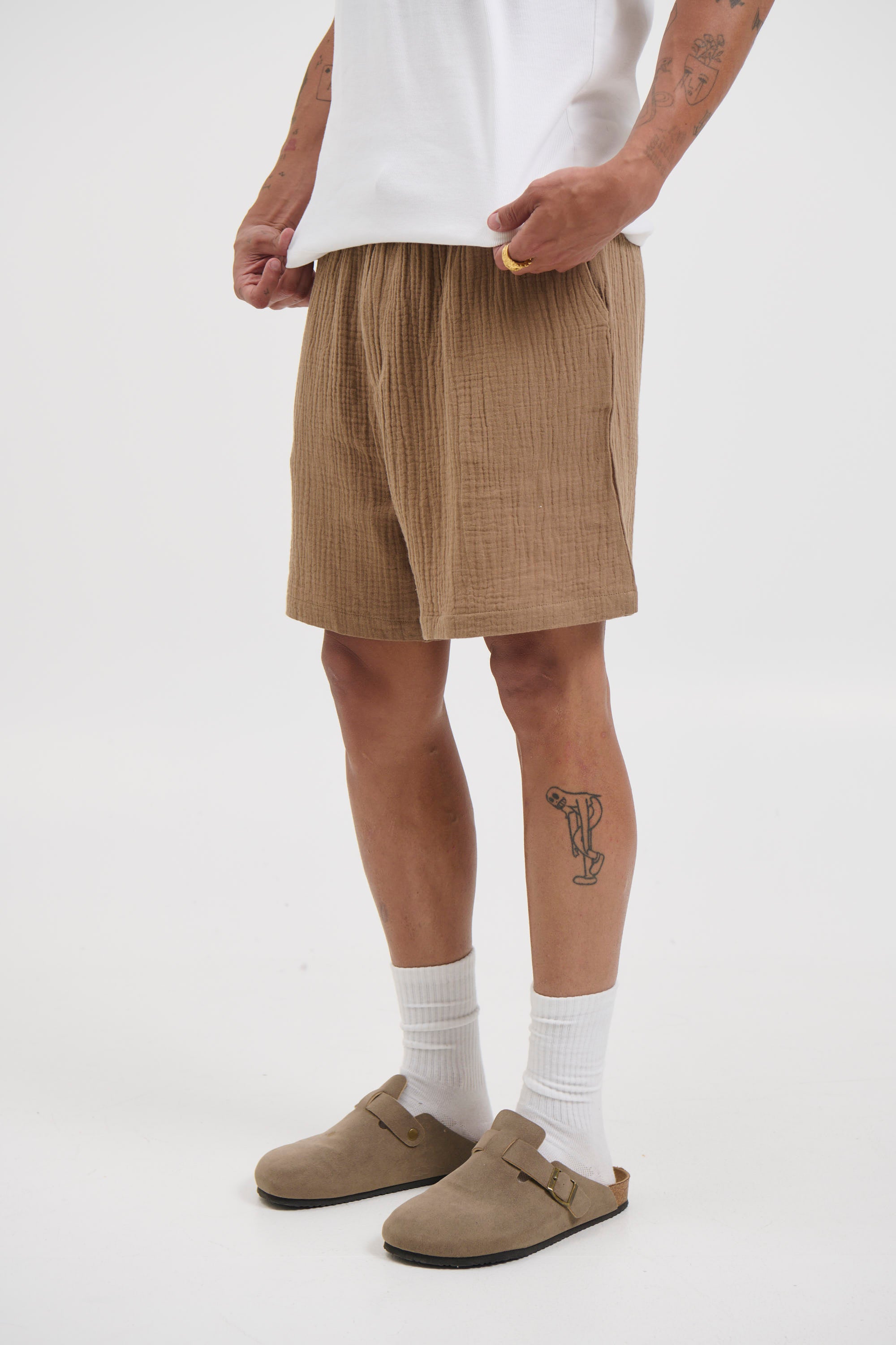 Tyler Texture Short Chocolate