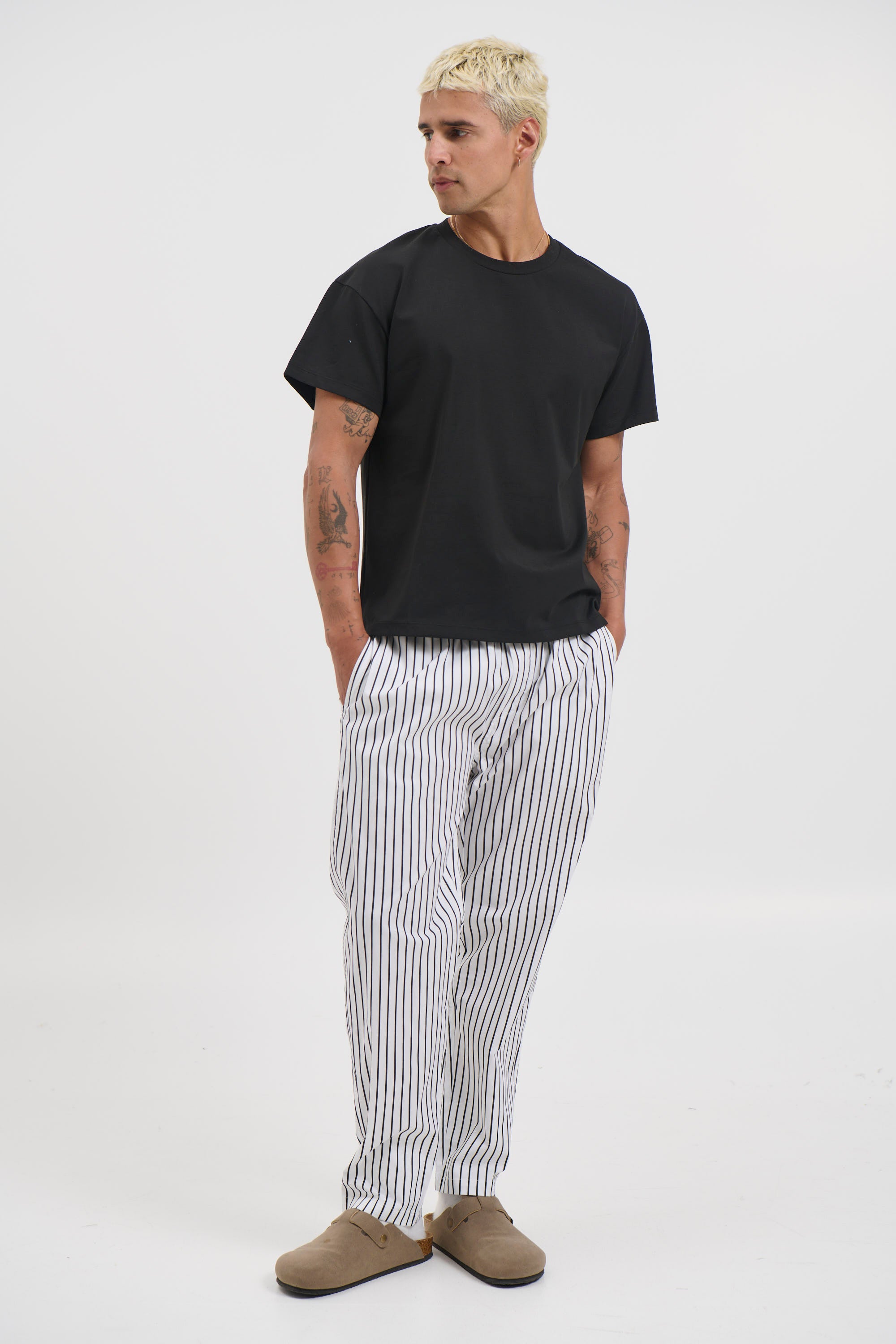 Locky Straight Pant Stripe
