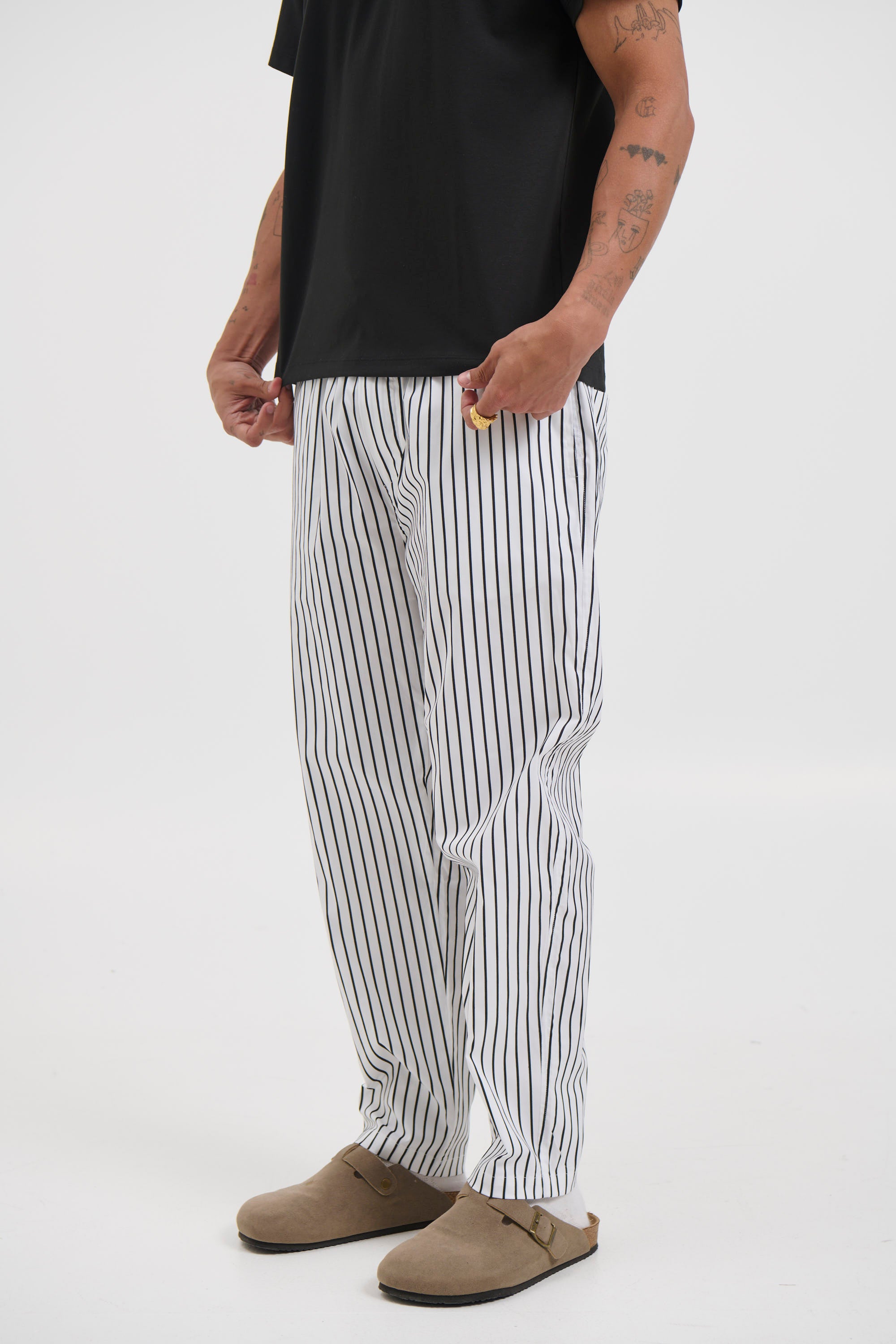 Locky Straight Pant Stripe