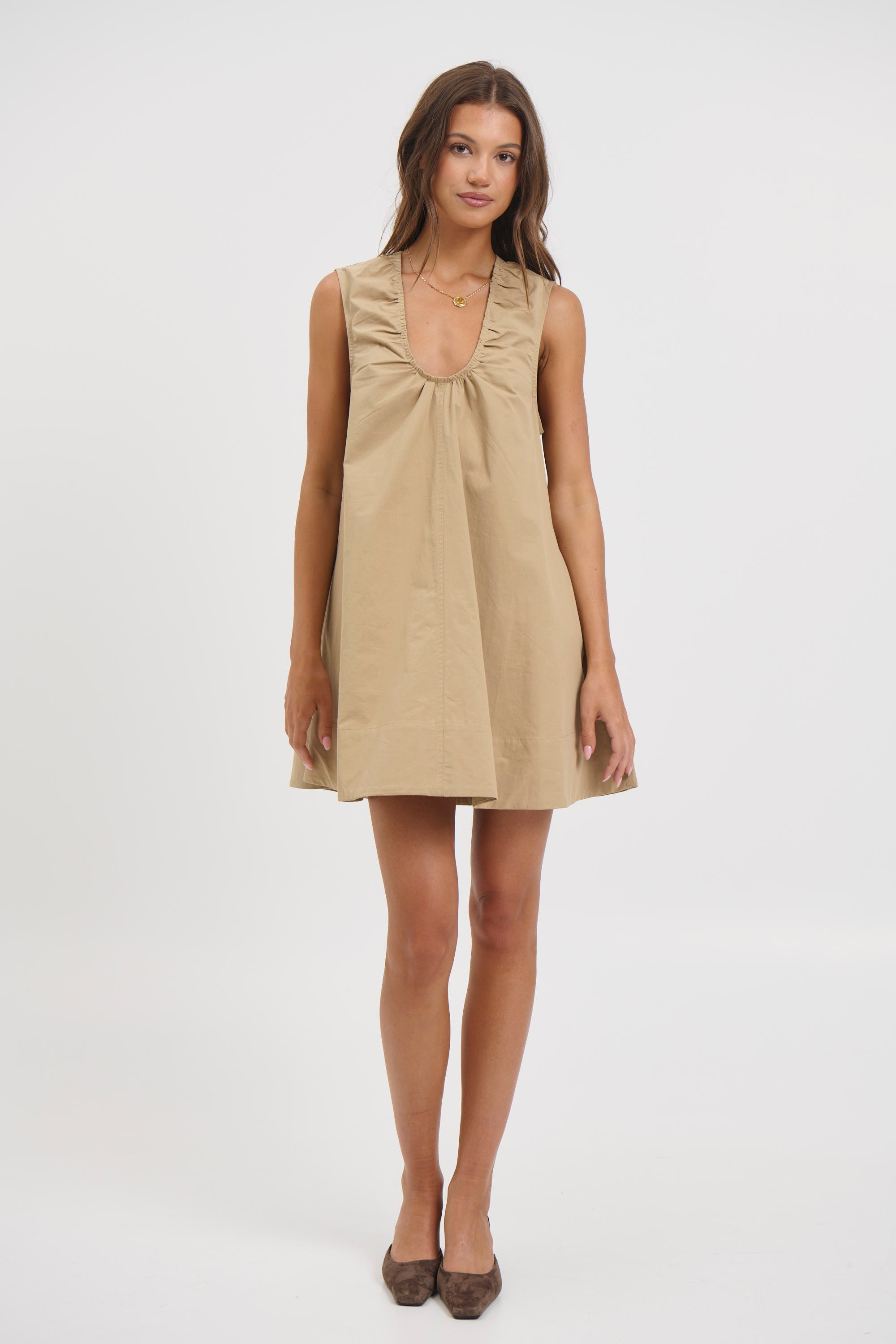 Sydney Mini Dress Latte
