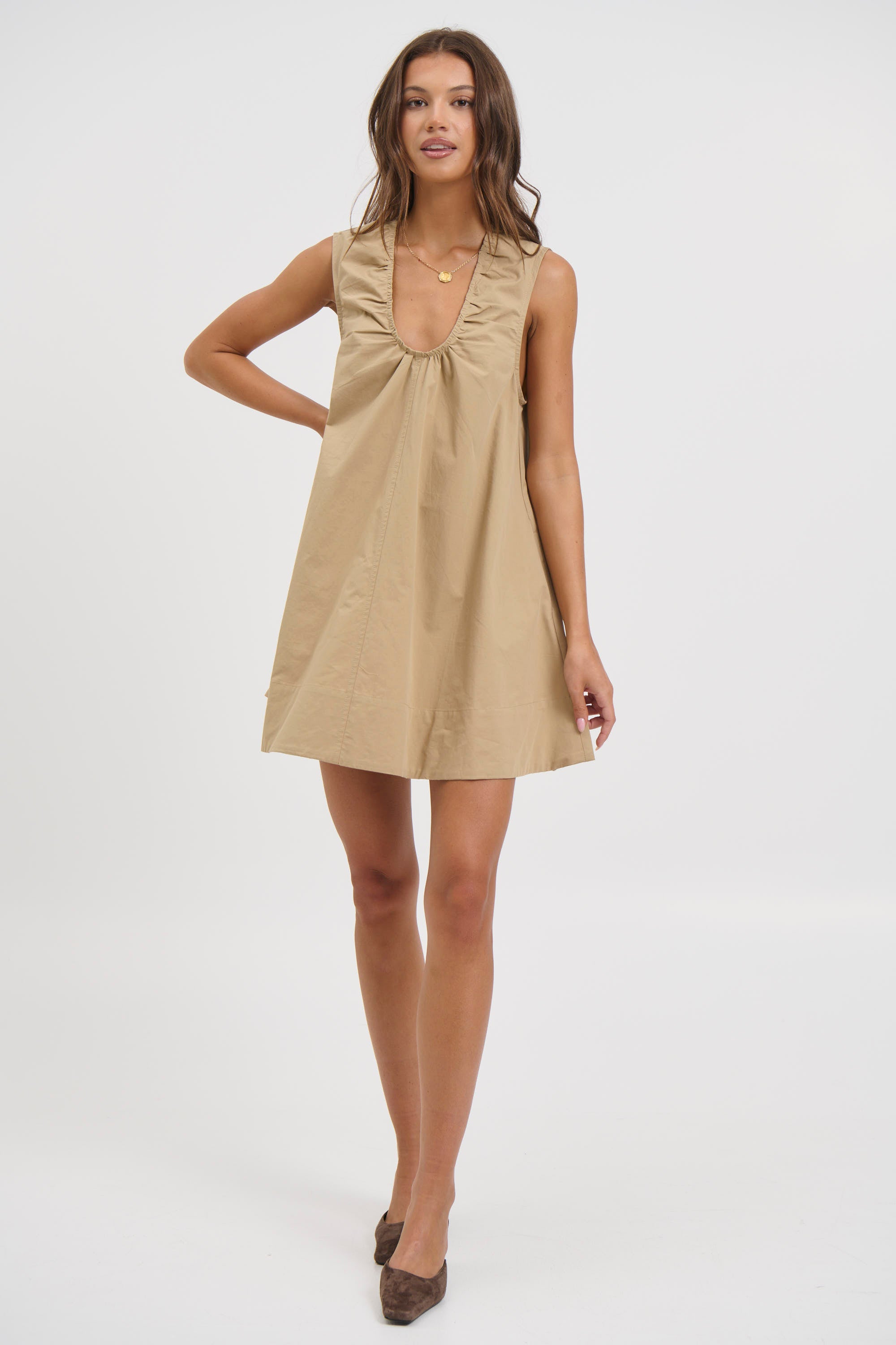Sydney Mini Dress Latte