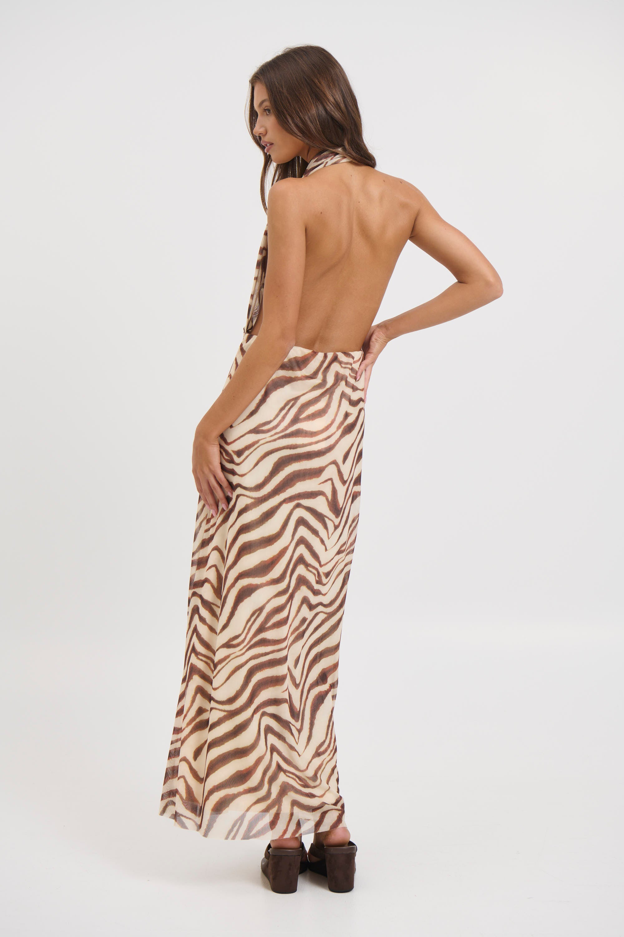 Josie Maxi Dress Brown