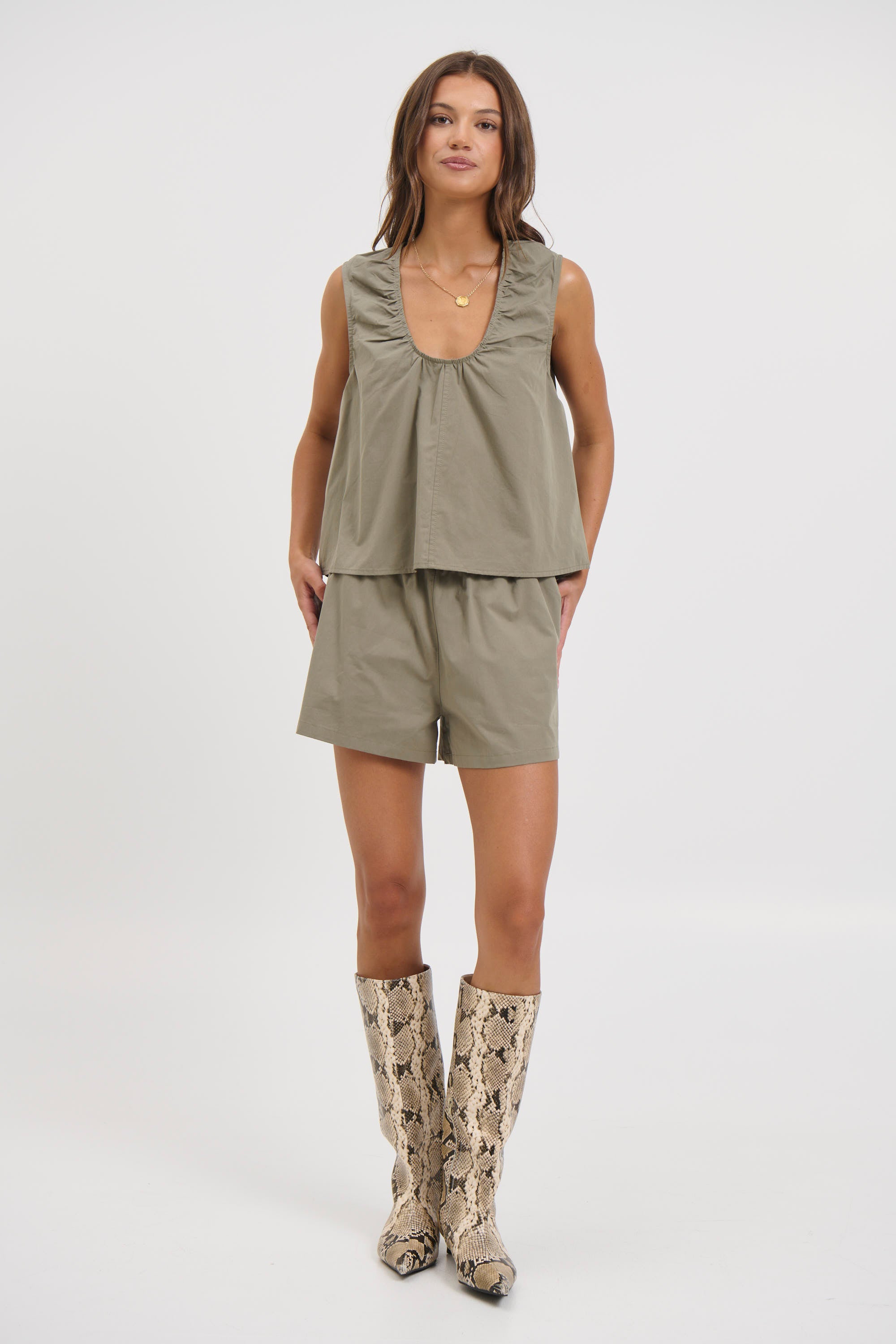 Kyla Short Khaki