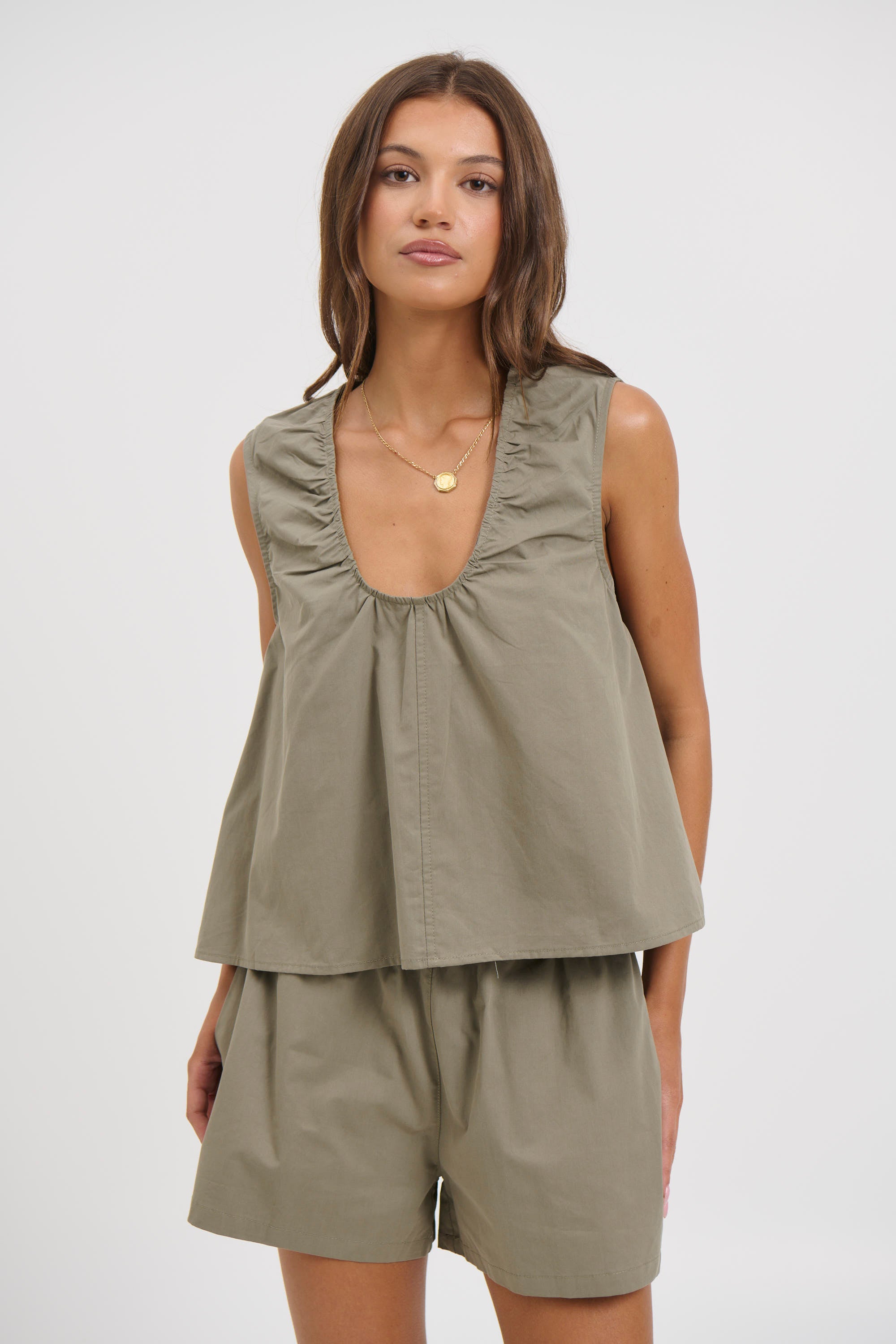 Kyla Top Khaki