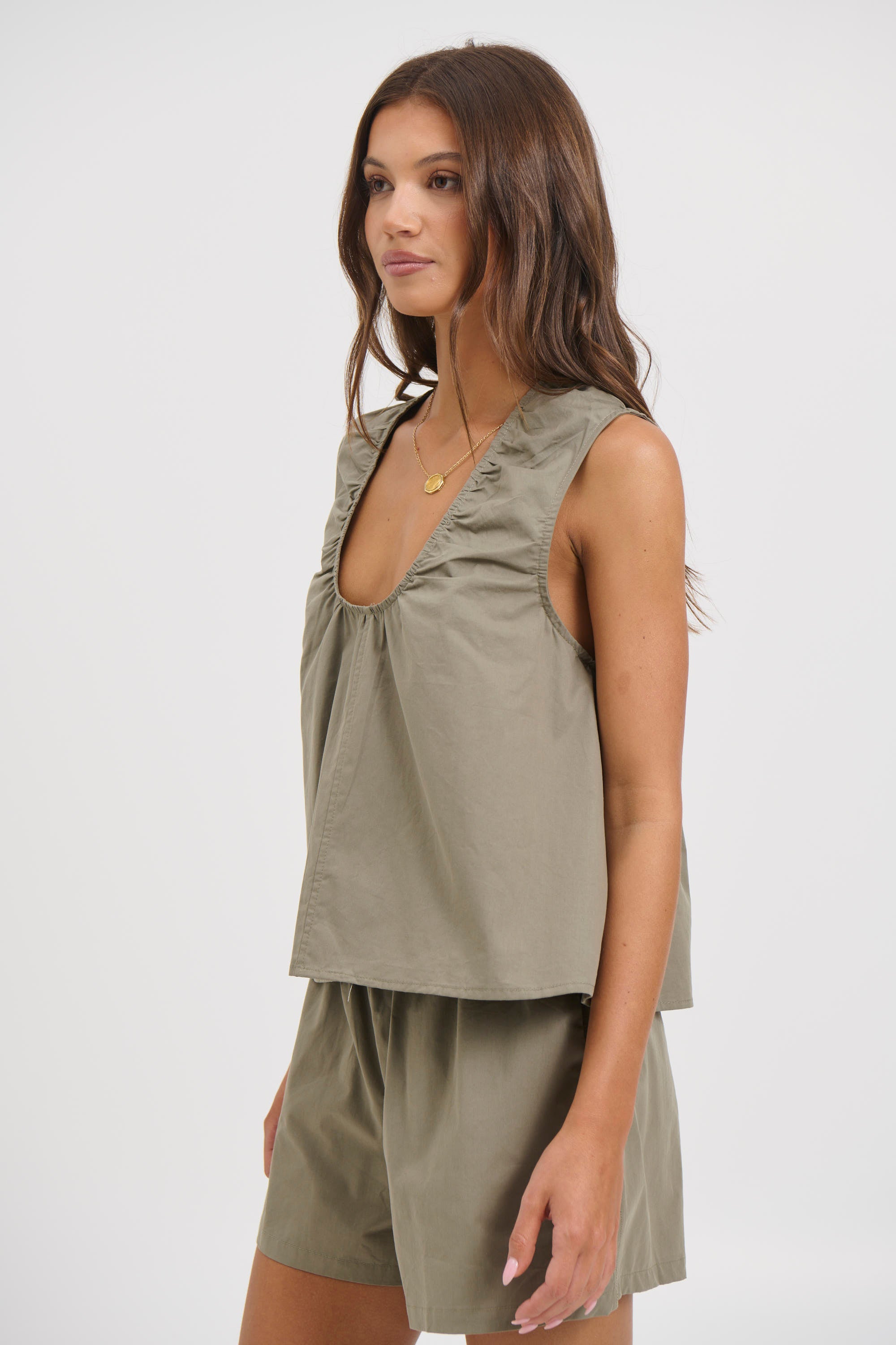 Kyla Top Khaki