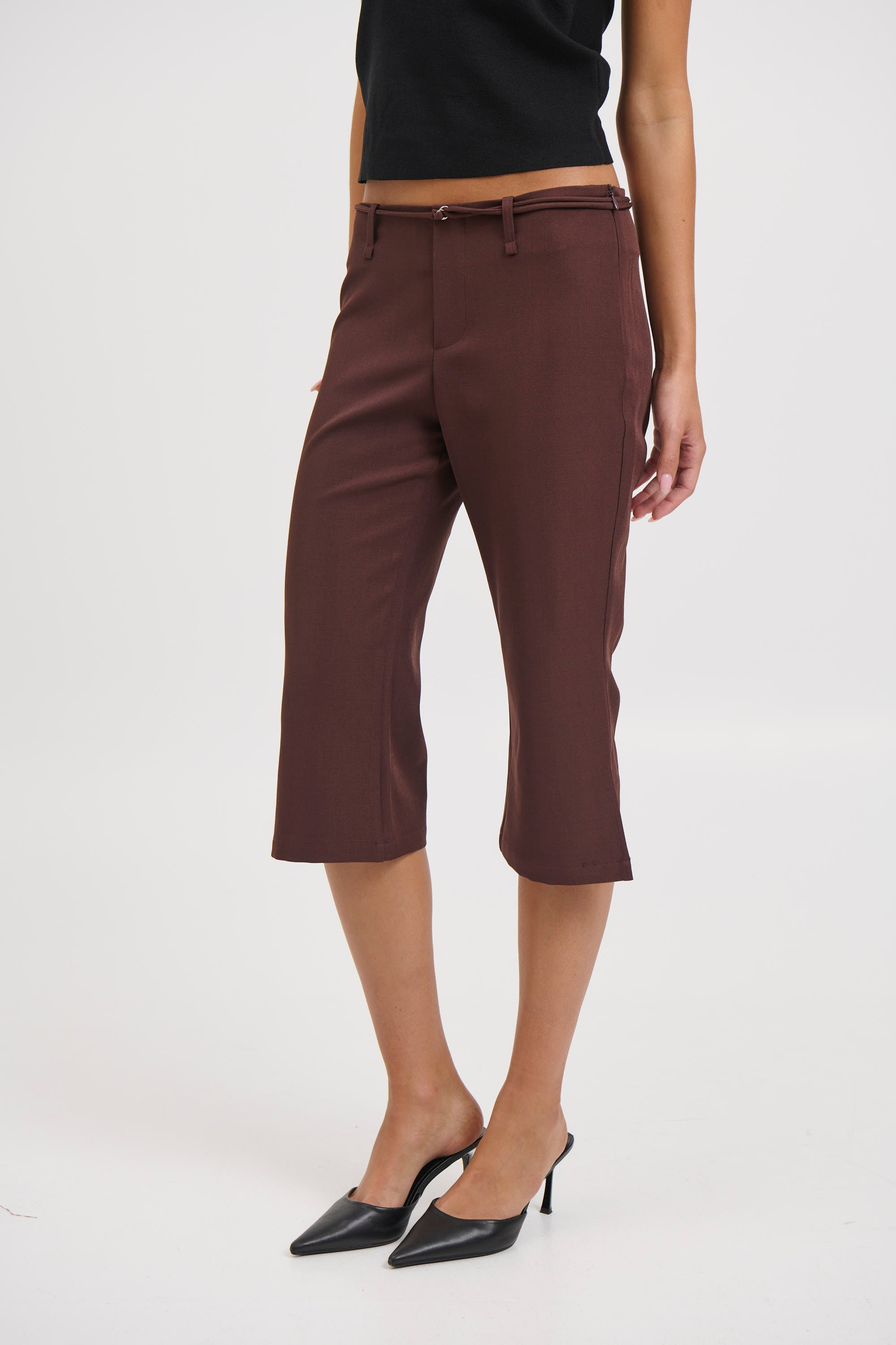 Nardia Capri Pant Chocolate