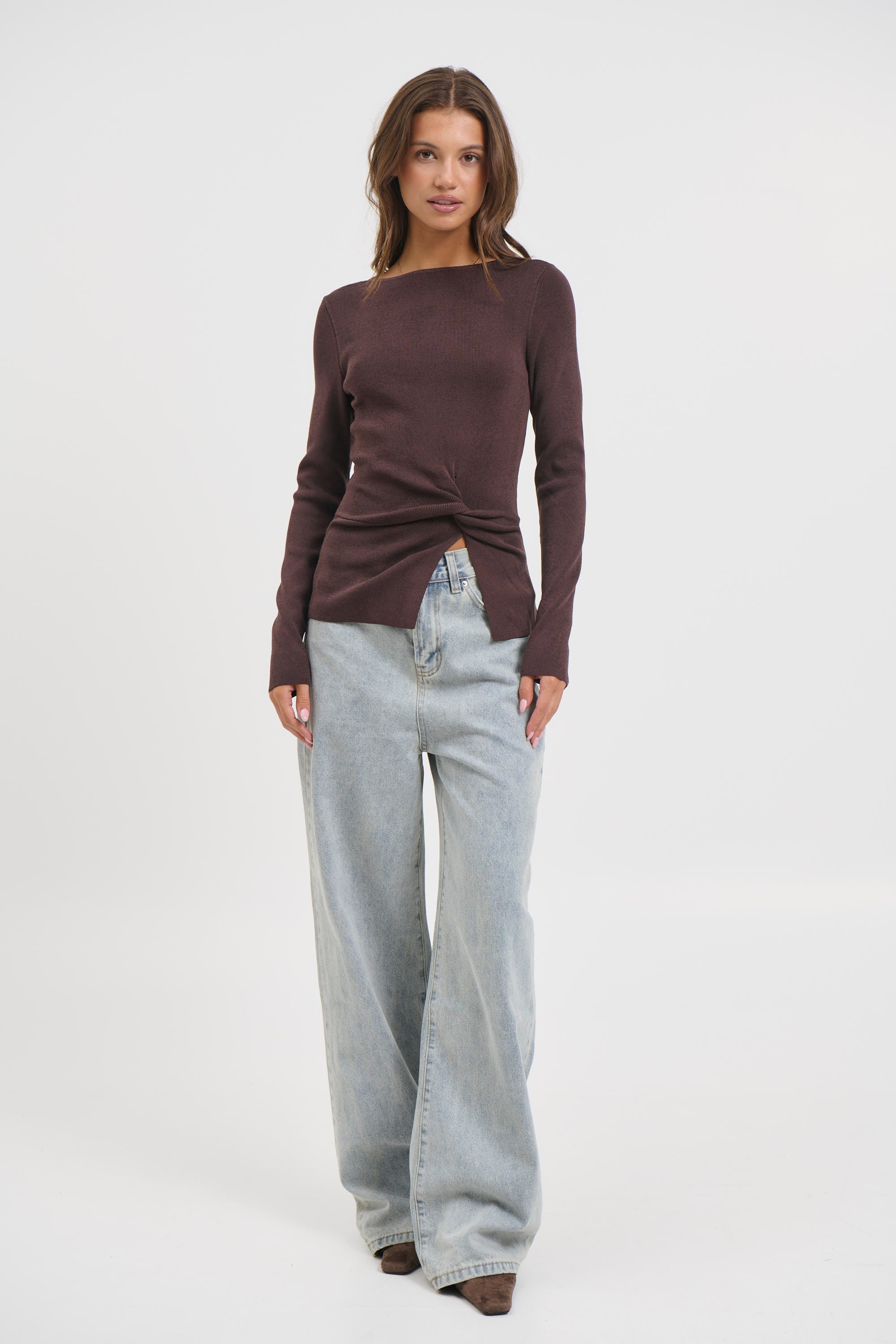Yuki Long Sleeve Chocolate