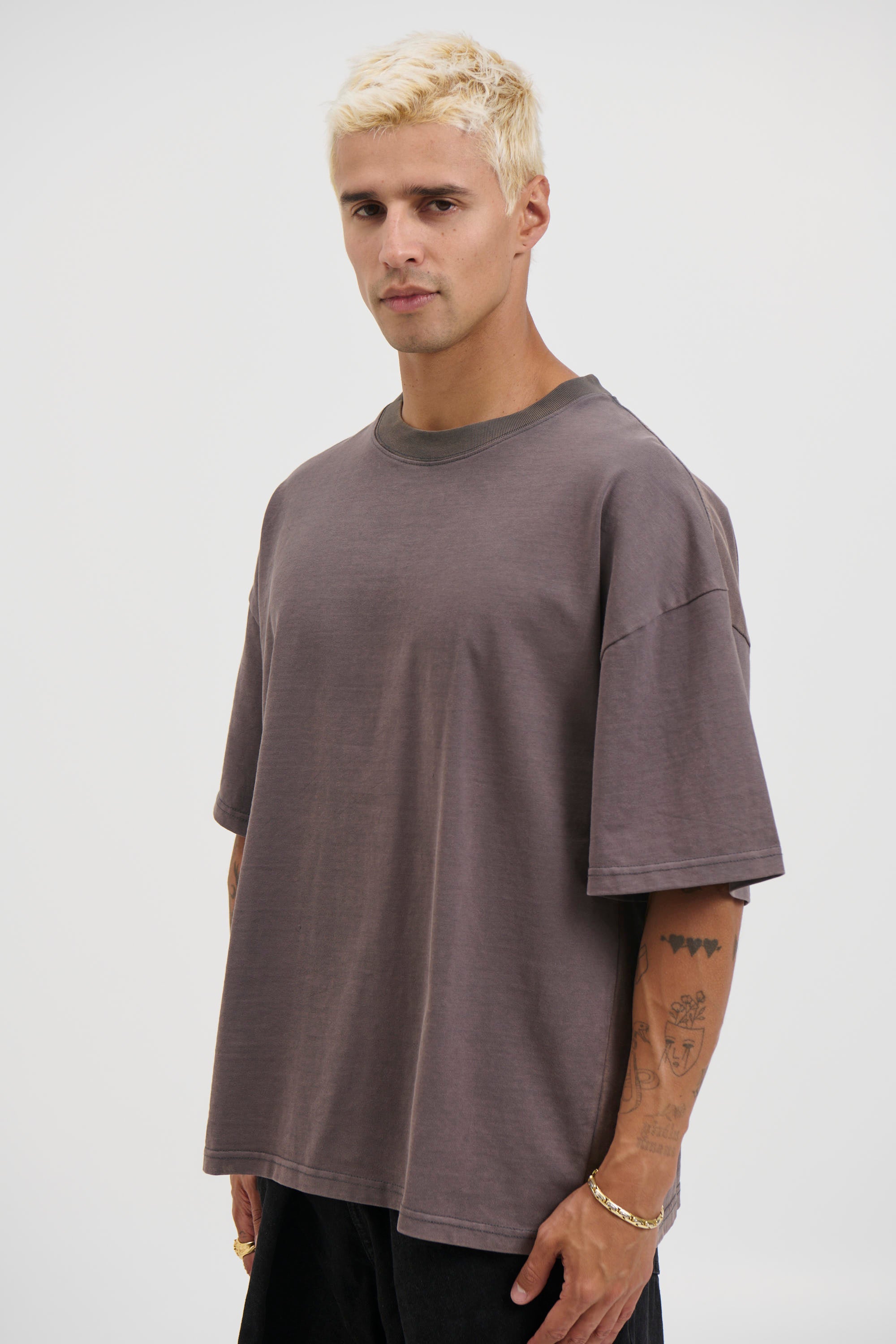 Charlie Crew Neck Wash Tee Acid