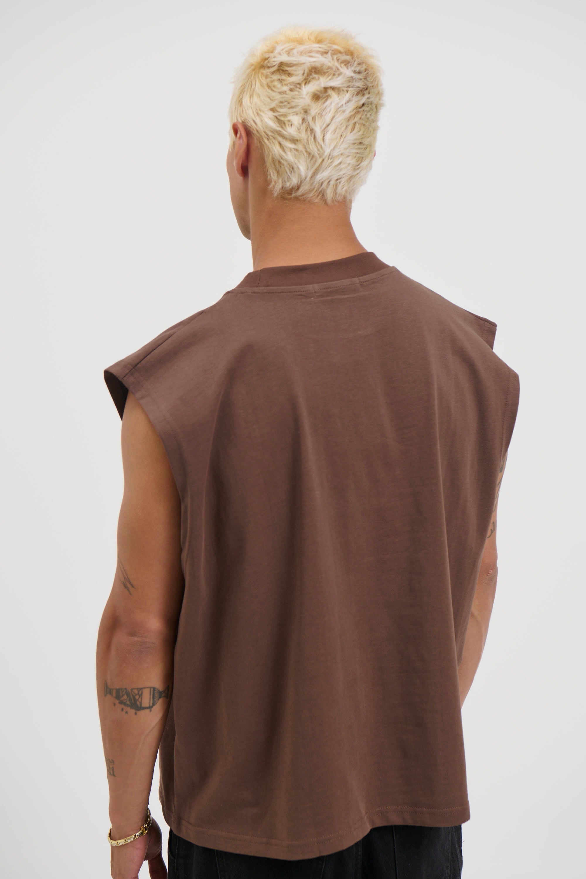 Callin Crop Tank Choc