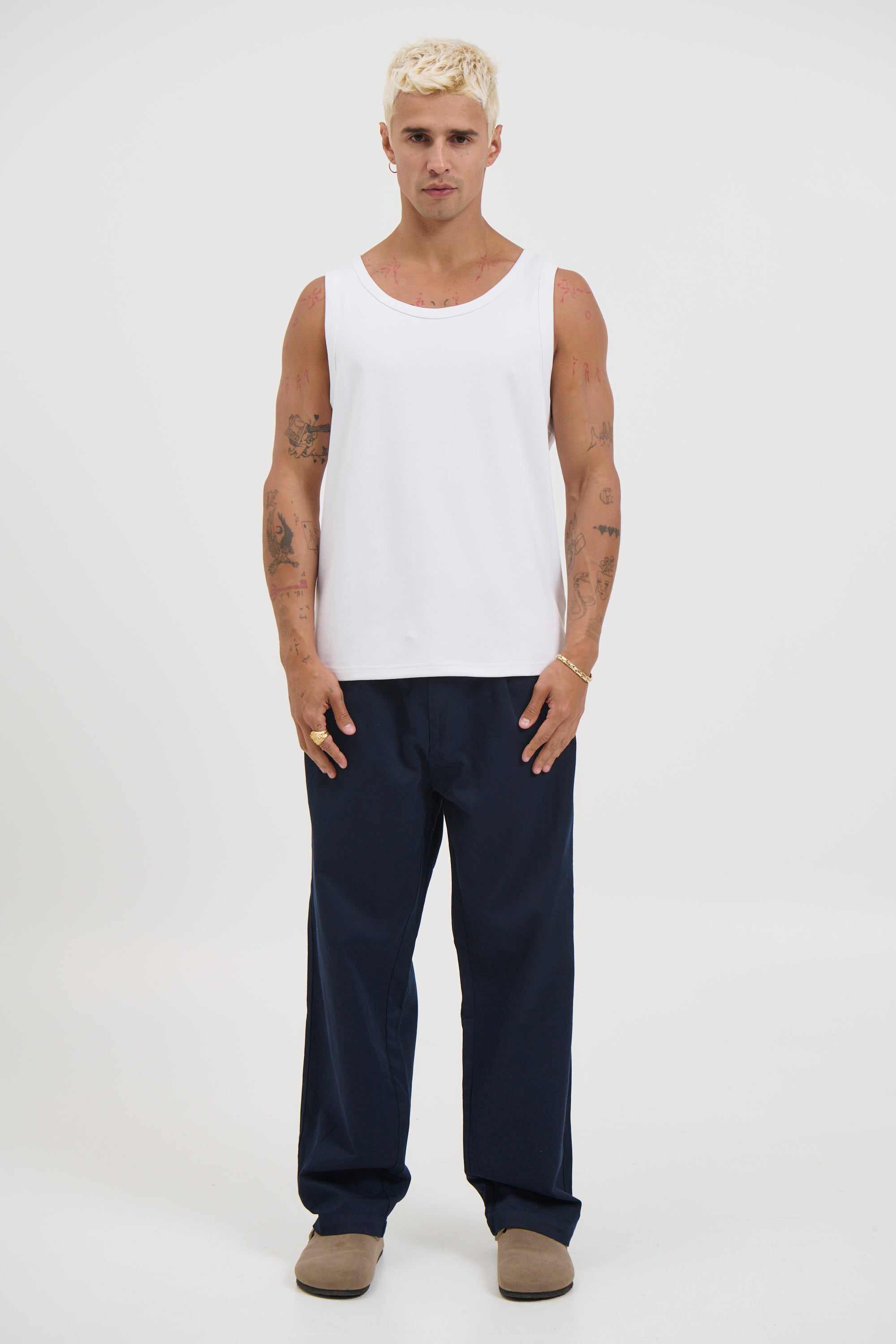 Santiago Relaxed Pant Navy