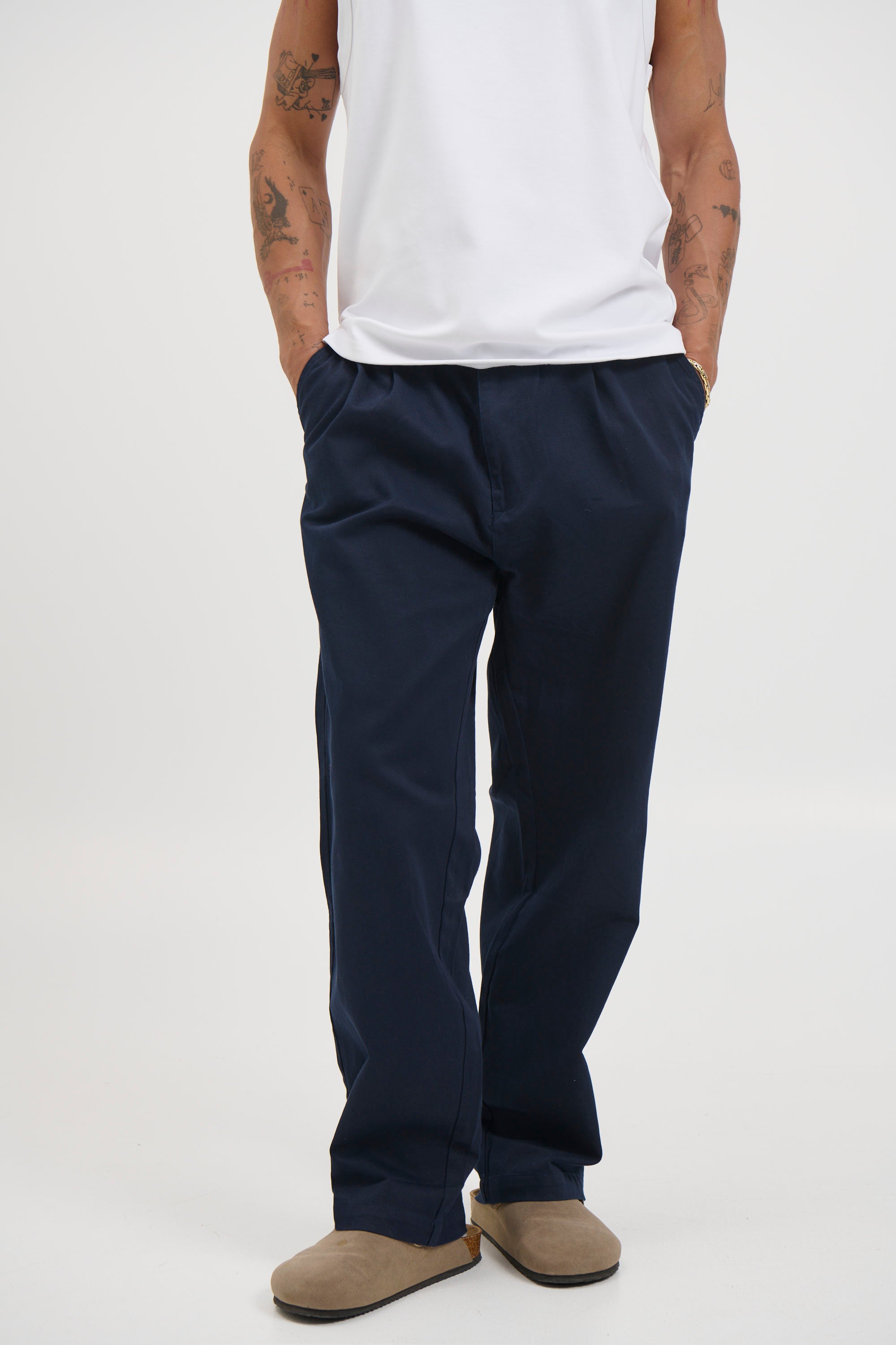 Santiago Relaxed Pant Navy