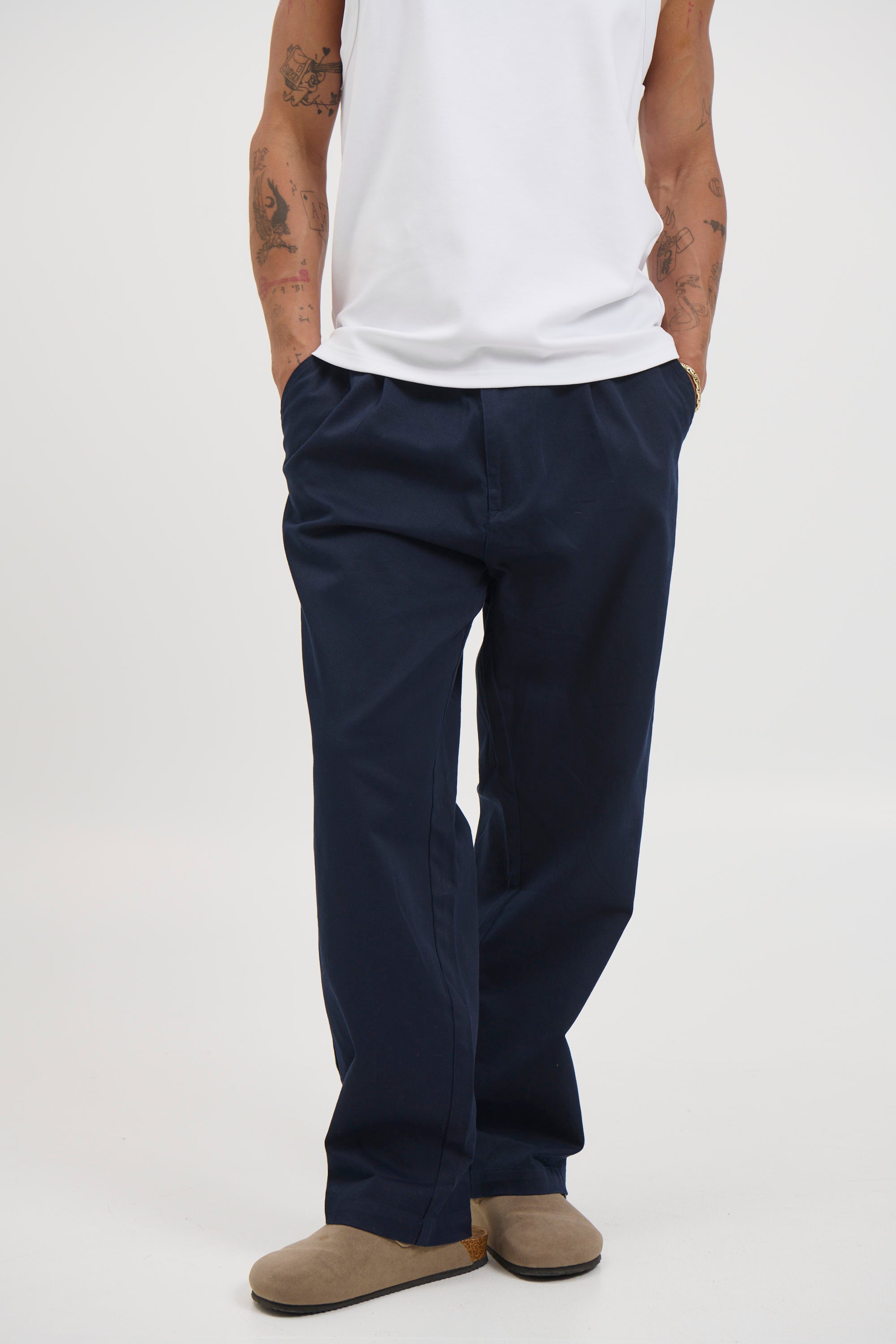 Santiago Relaxed Pant Navy