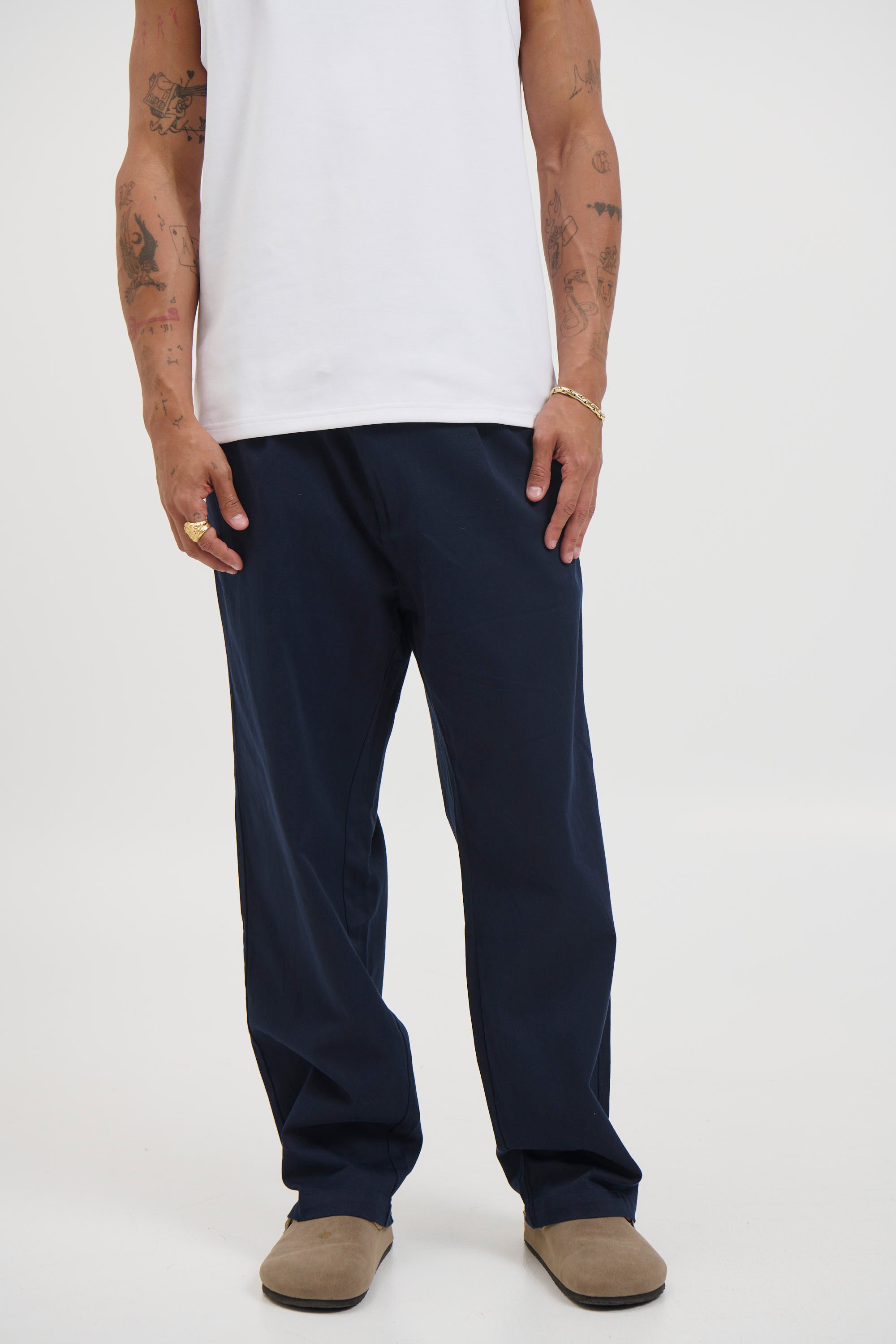Santiago Relaxed Pant Navy