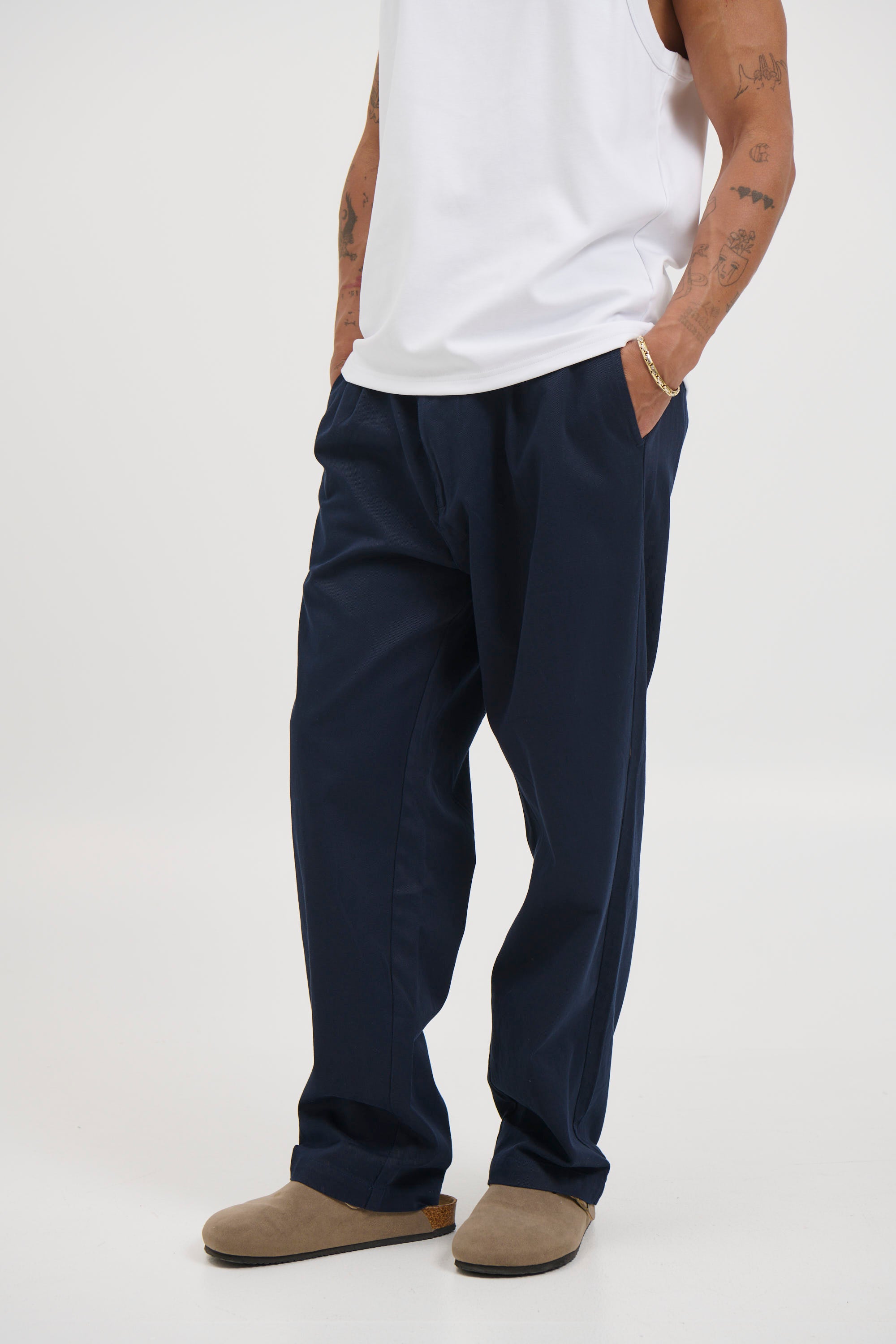 Santiago Relaxed Pant Navy