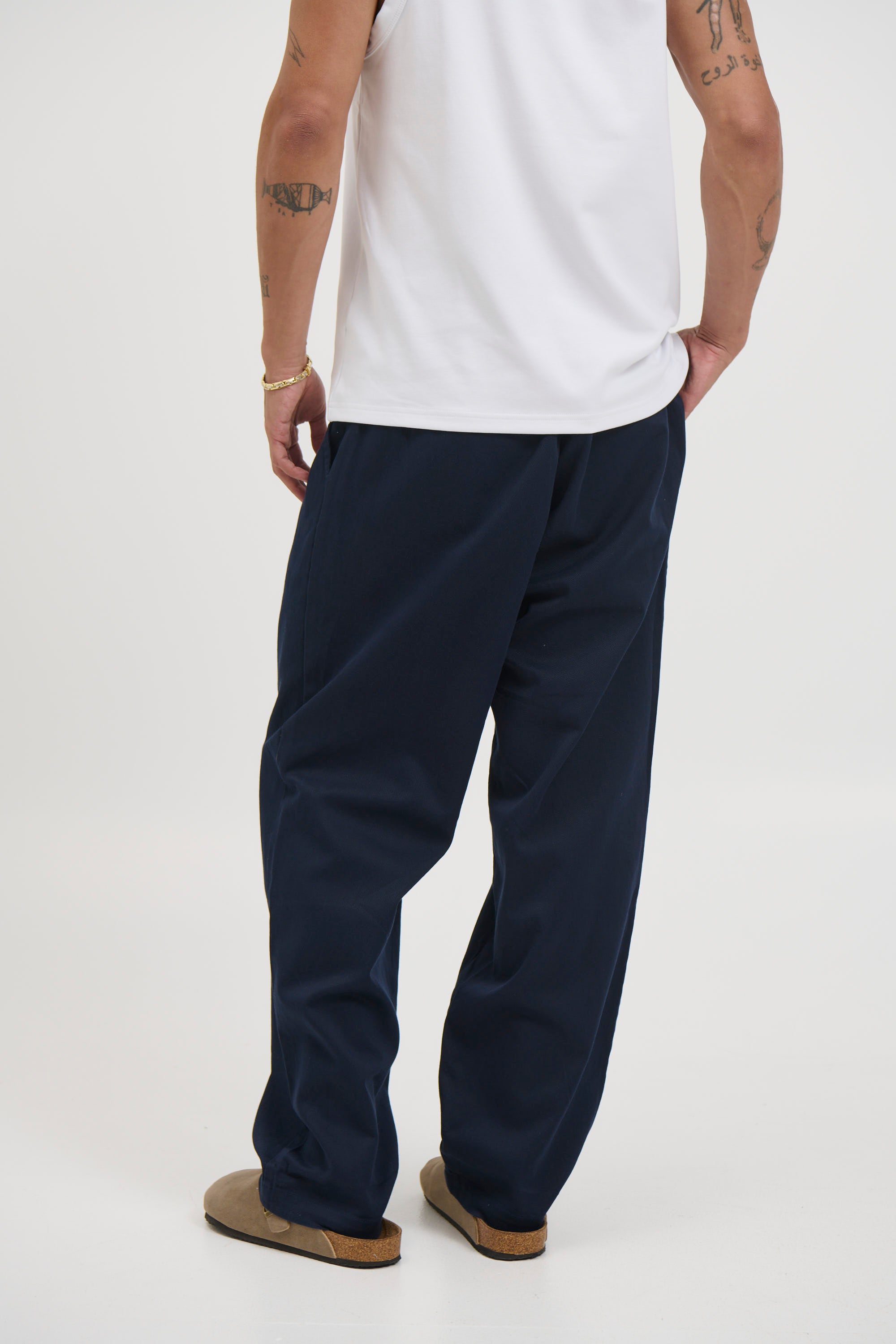 Santiago Relaxed Pant Navy