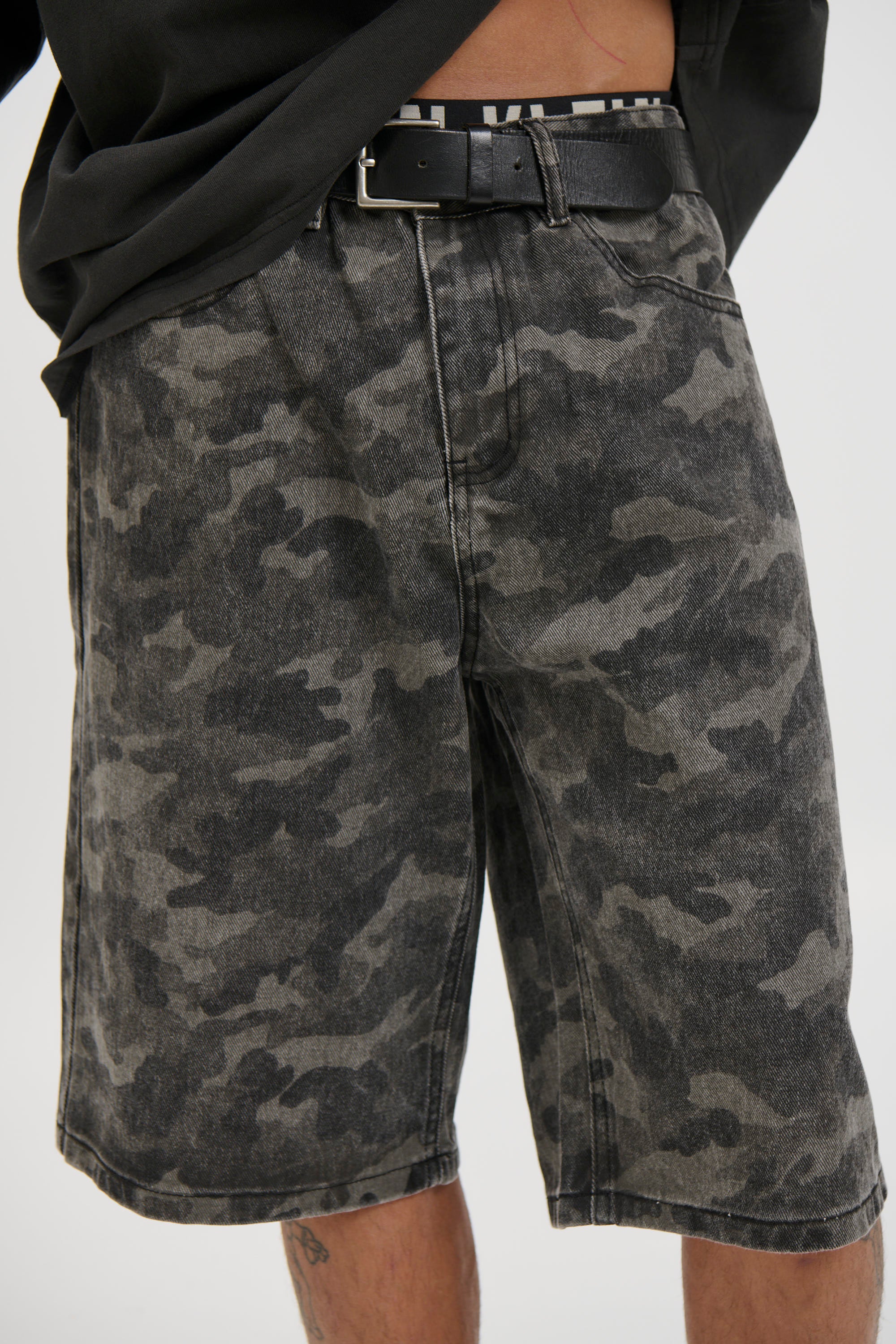Camo Baggy Short Khaki