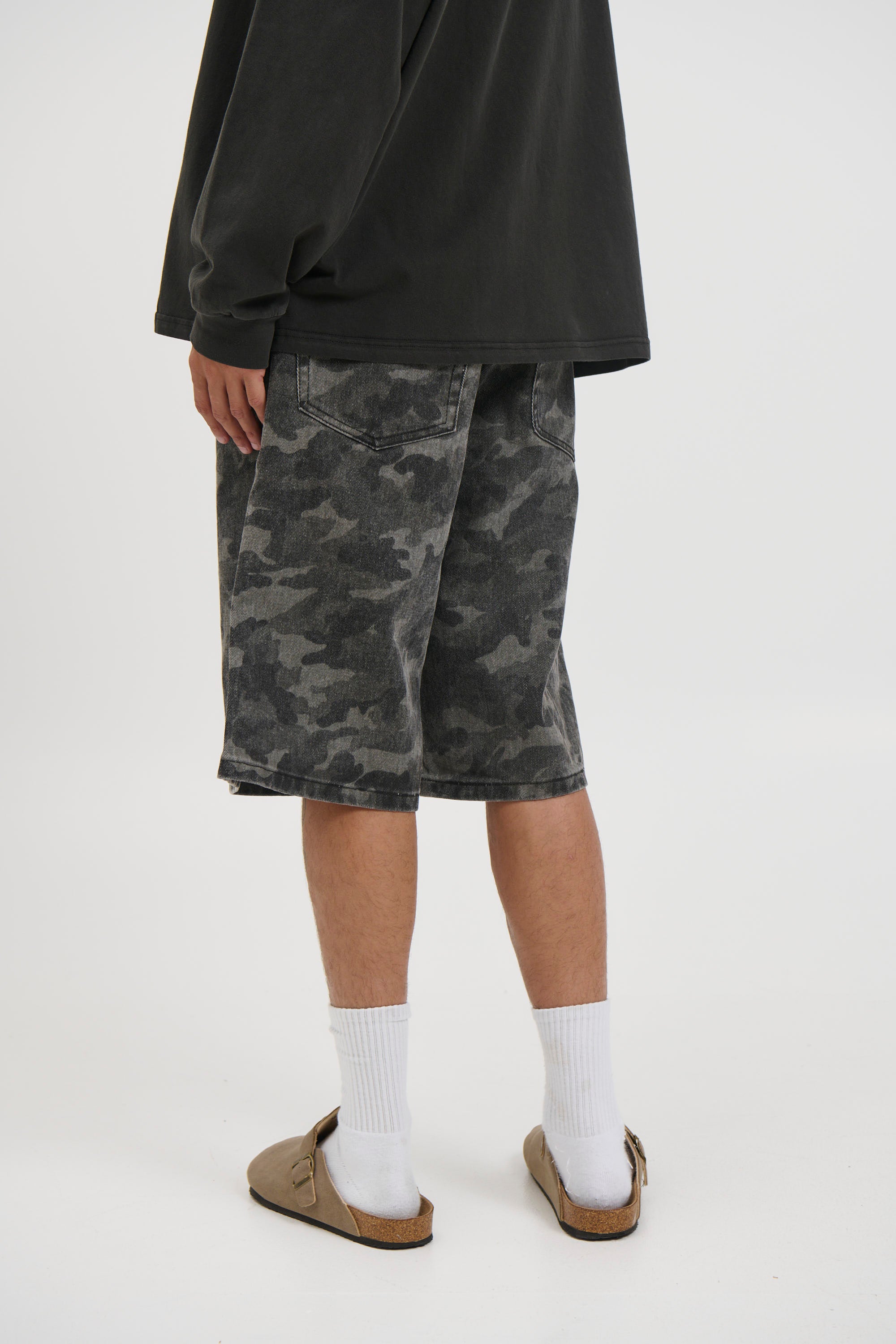 Camo Baggy Short Khaki