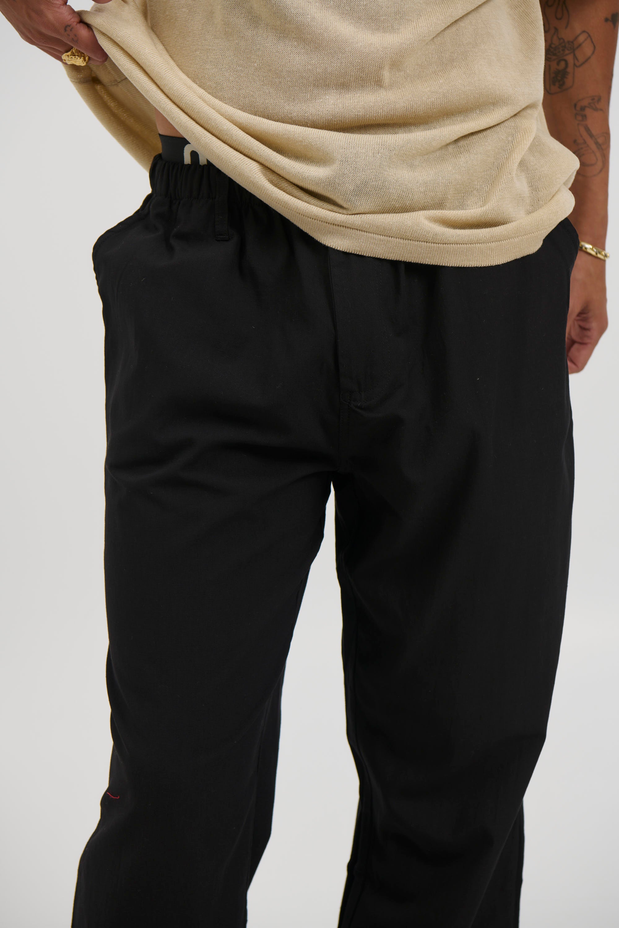 Dion Relaxed Pant Black