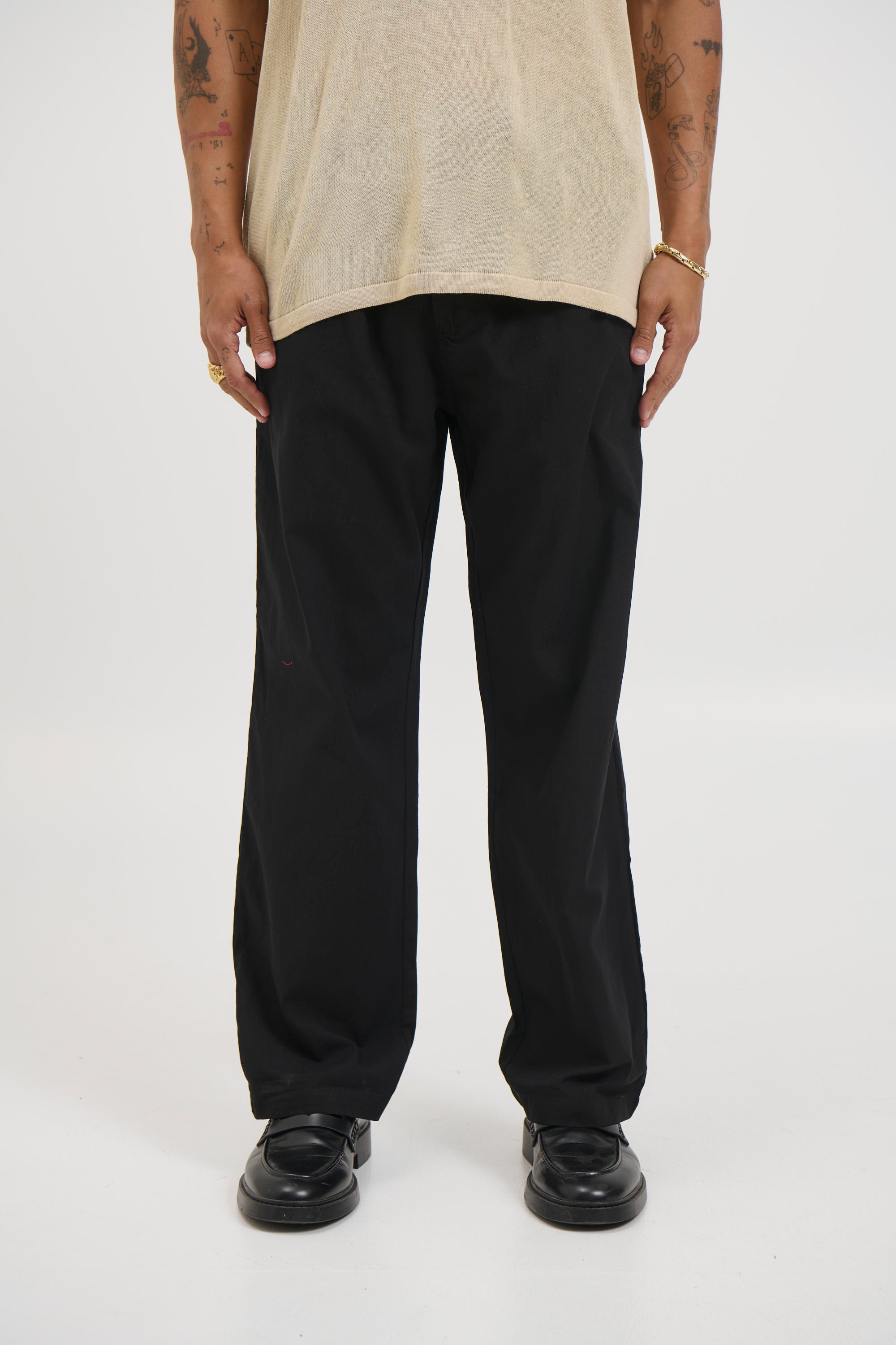 Dion Relaxed Pant Black