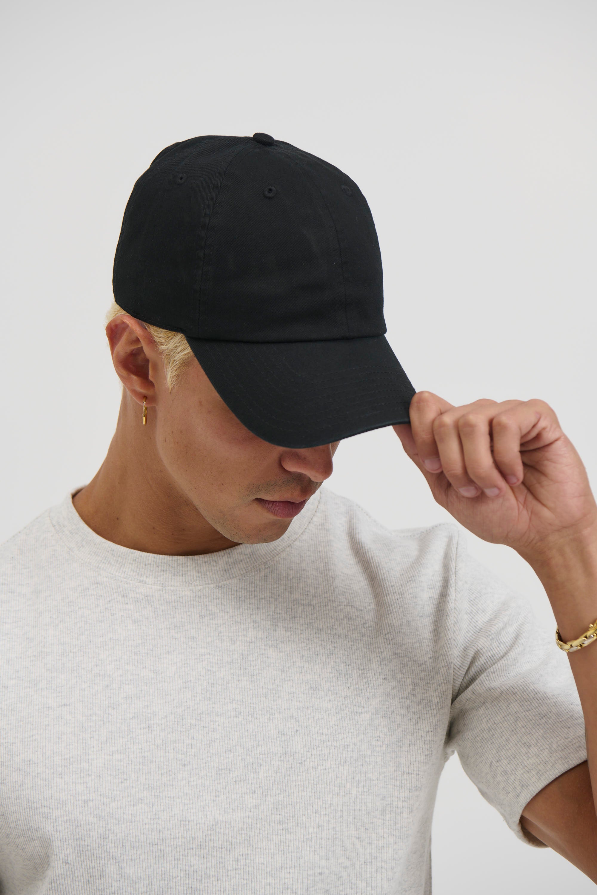Classic Vintage Clean Up Cap Black