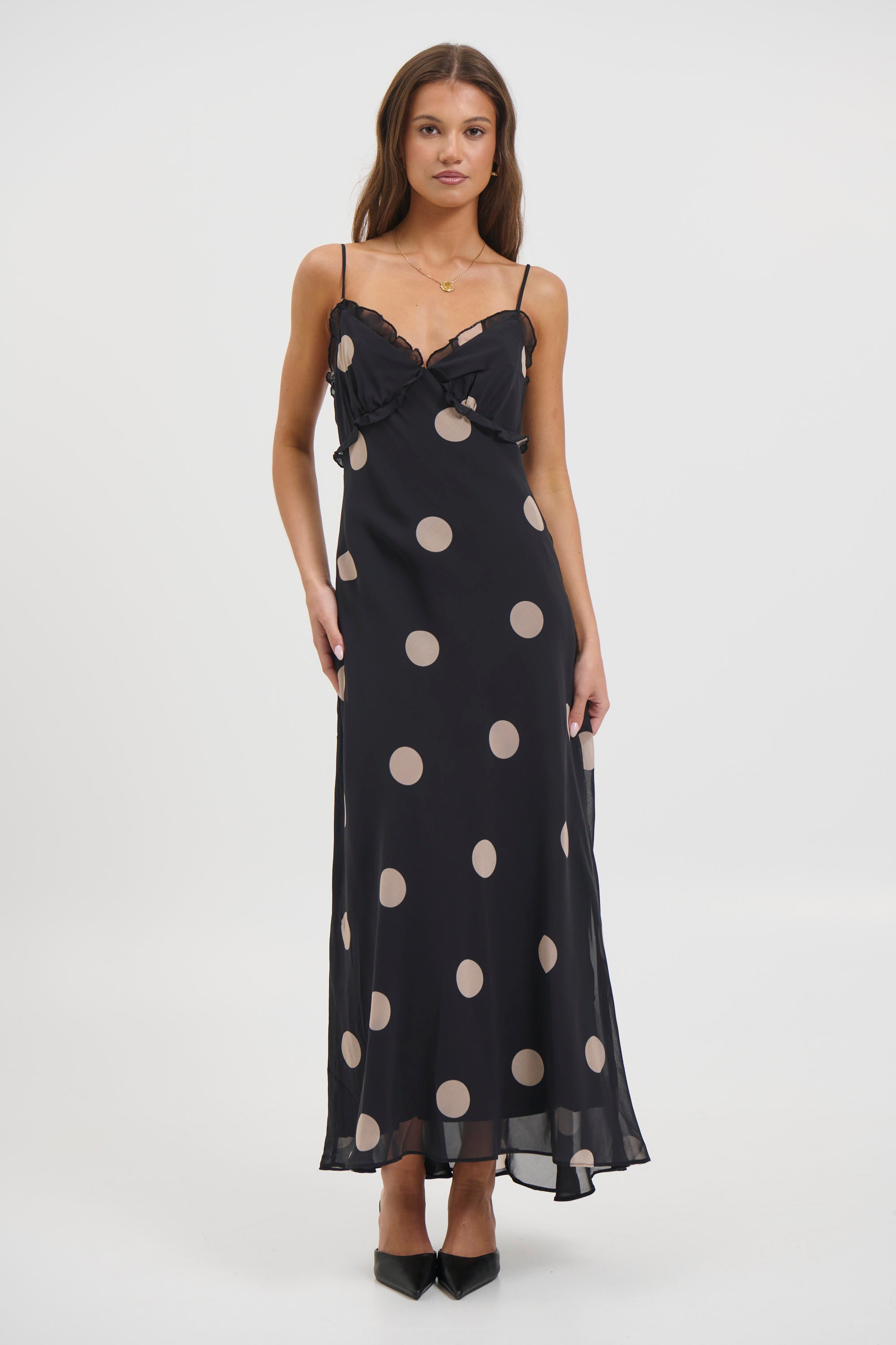 Zhali Midi Dress Black