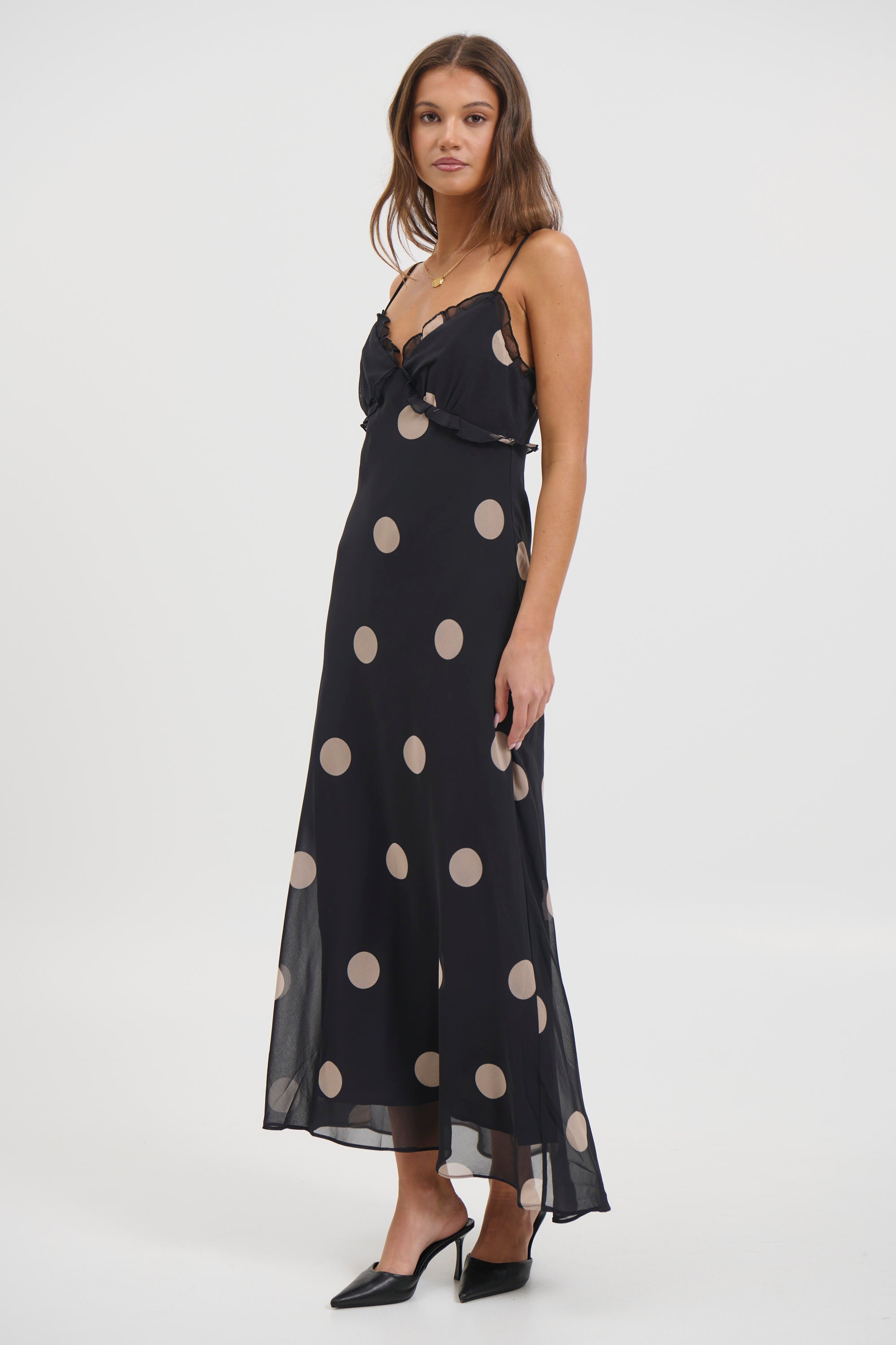 Zhali Midi Dress Black