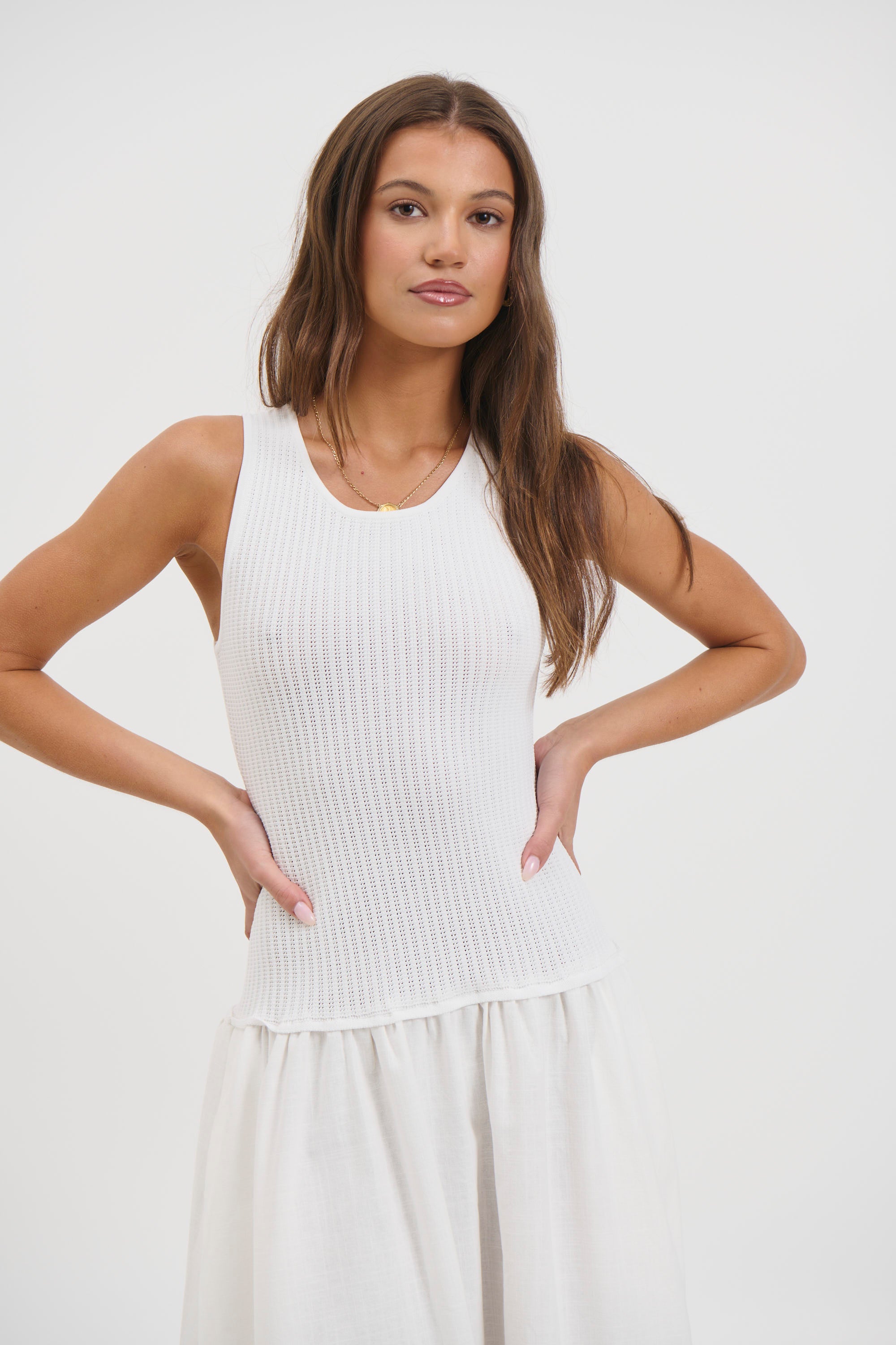 Malibu Maxi Dress White
