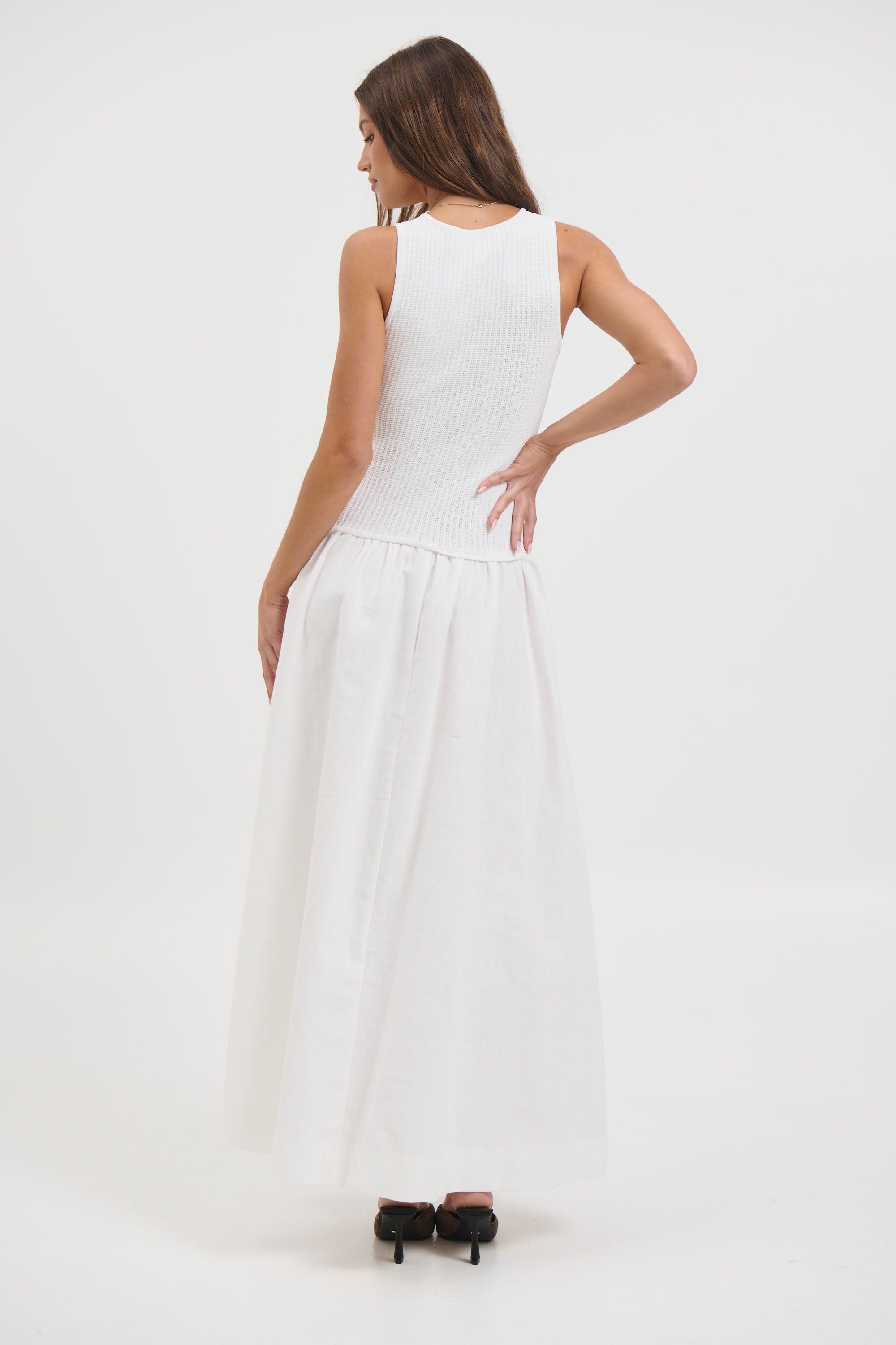 Malibu Maxi Dress White