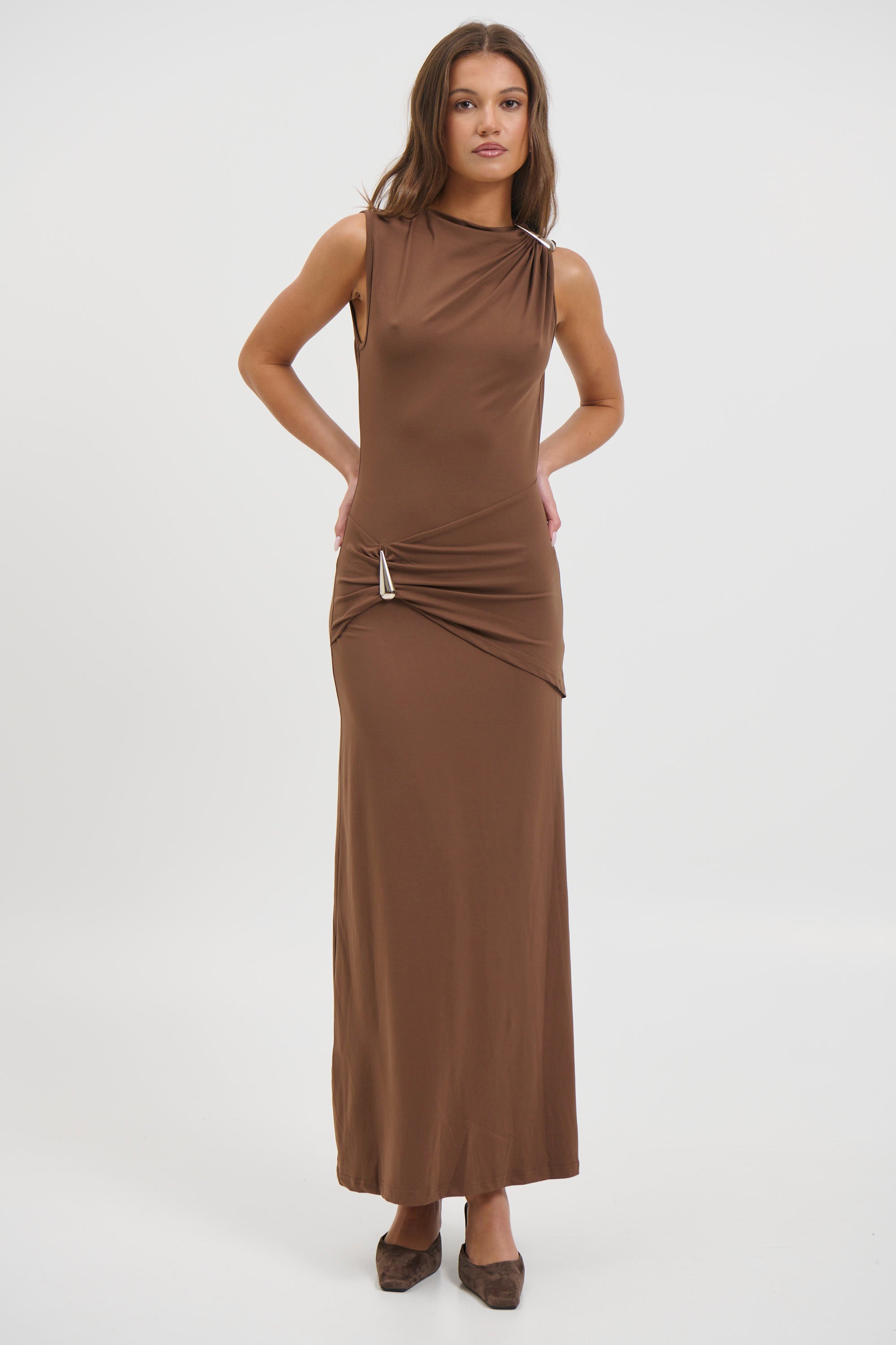 Nikki Maxi Dress Chocolate