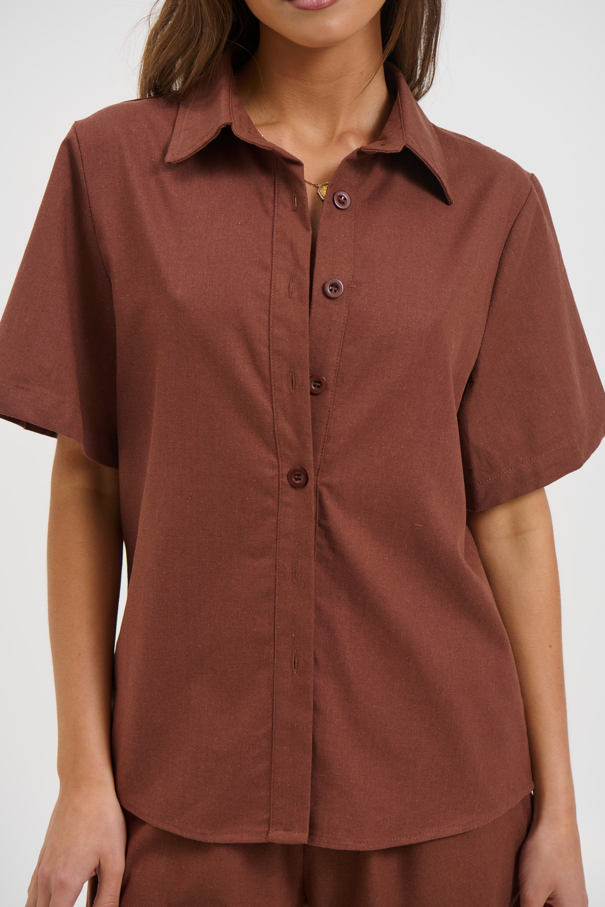 Gabriel Shirt Chocolate
