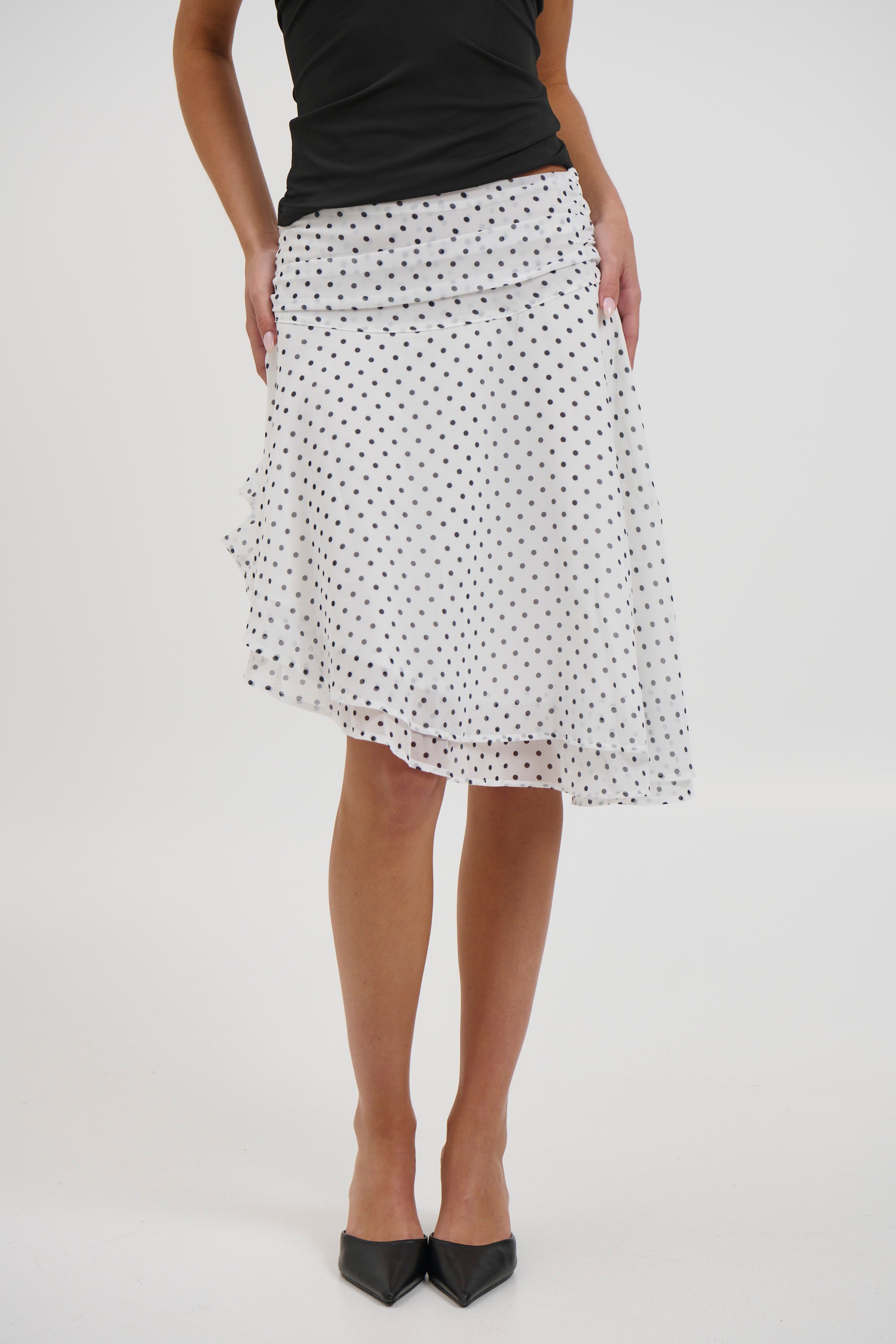 Paloma Midi Skirt White