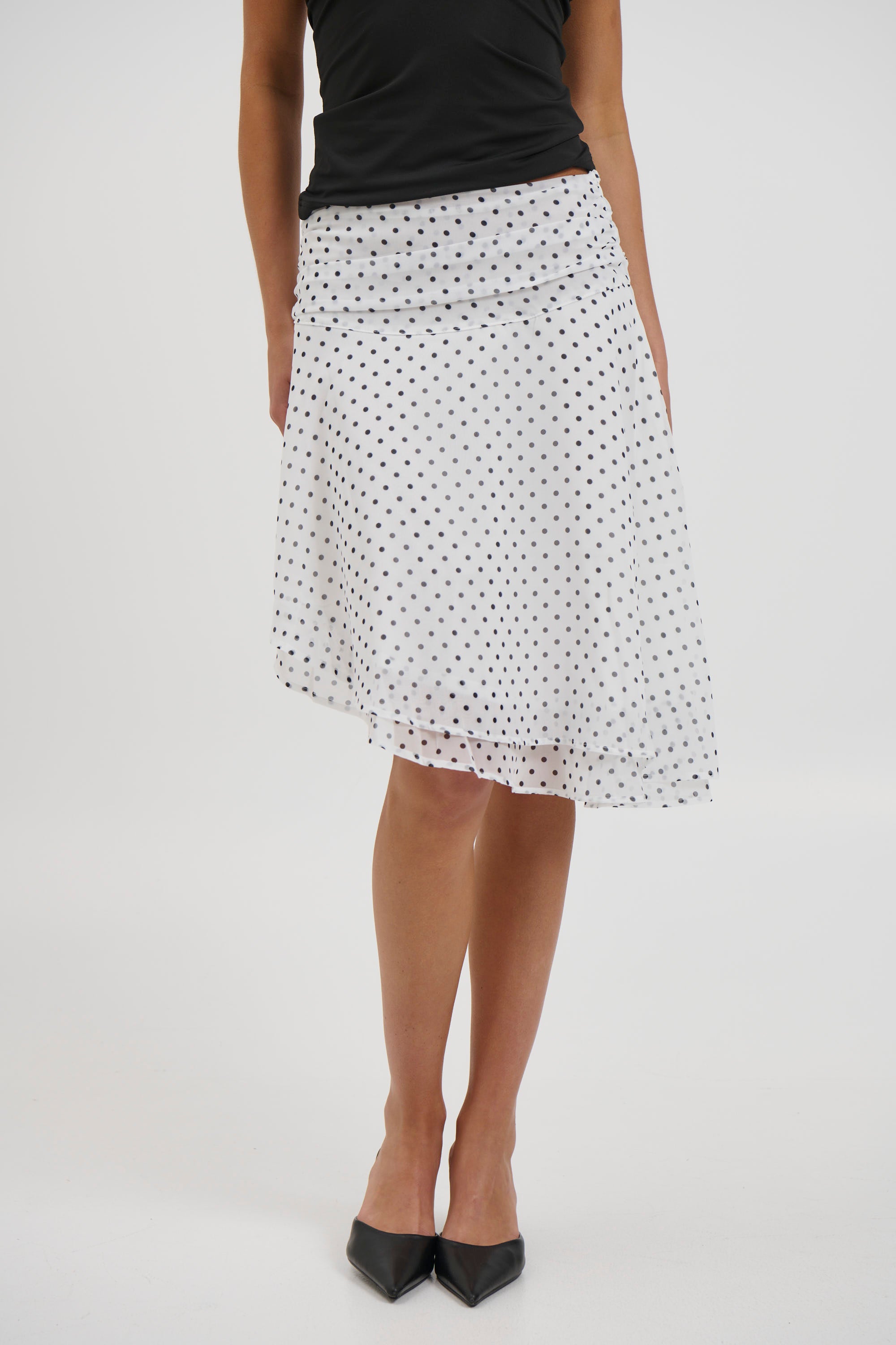 Paloma Midi Skirt White