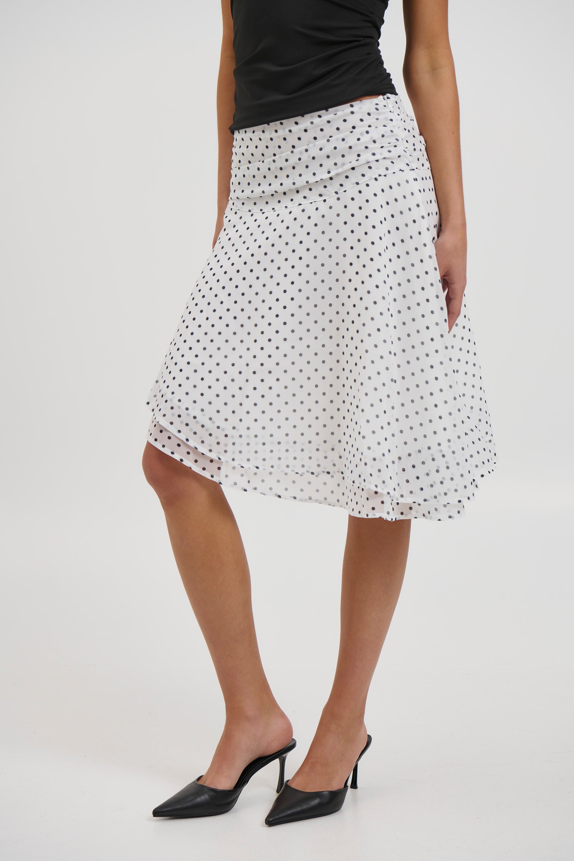 Paloma Midi Skirt White
