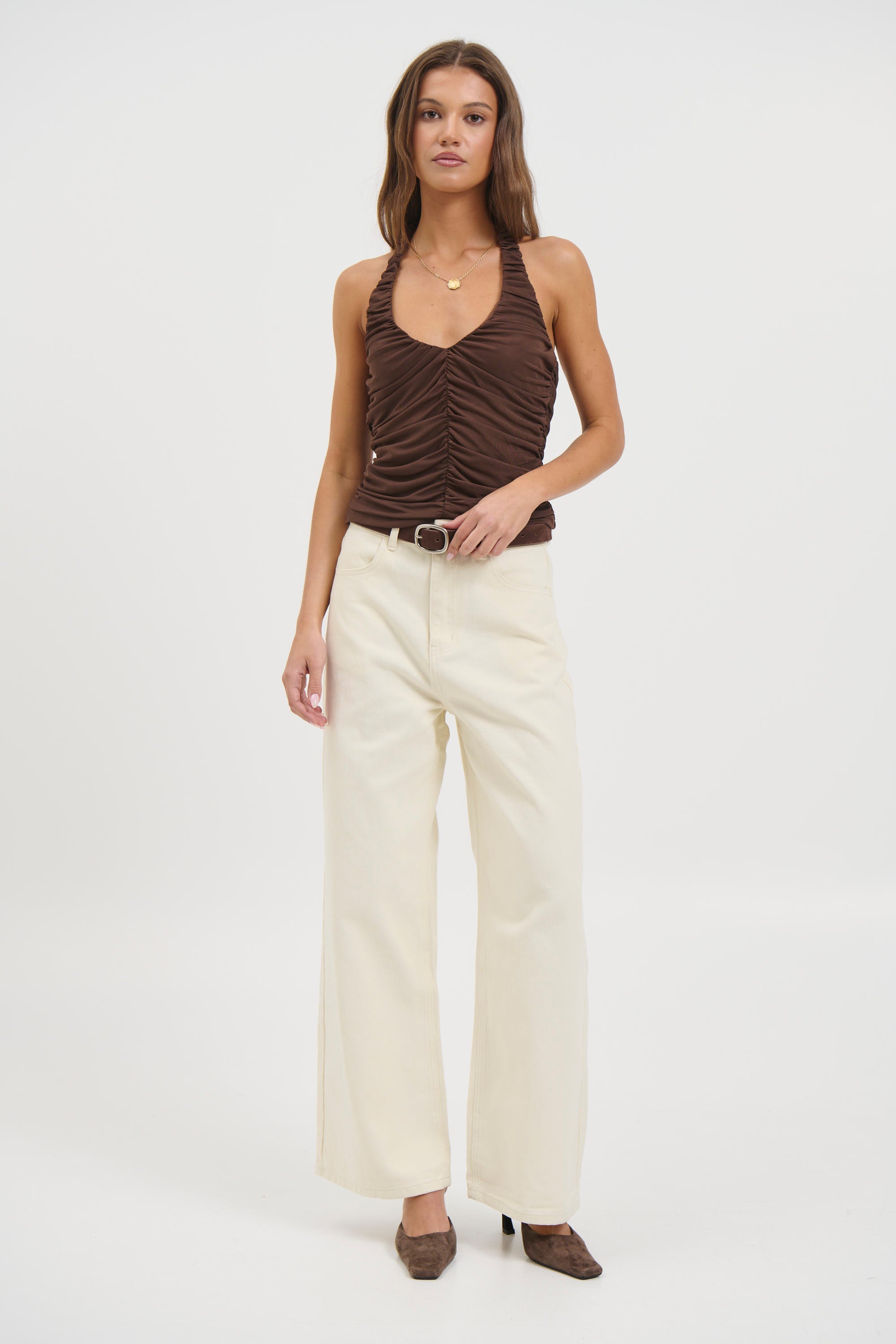 Starla Halter Top Choc