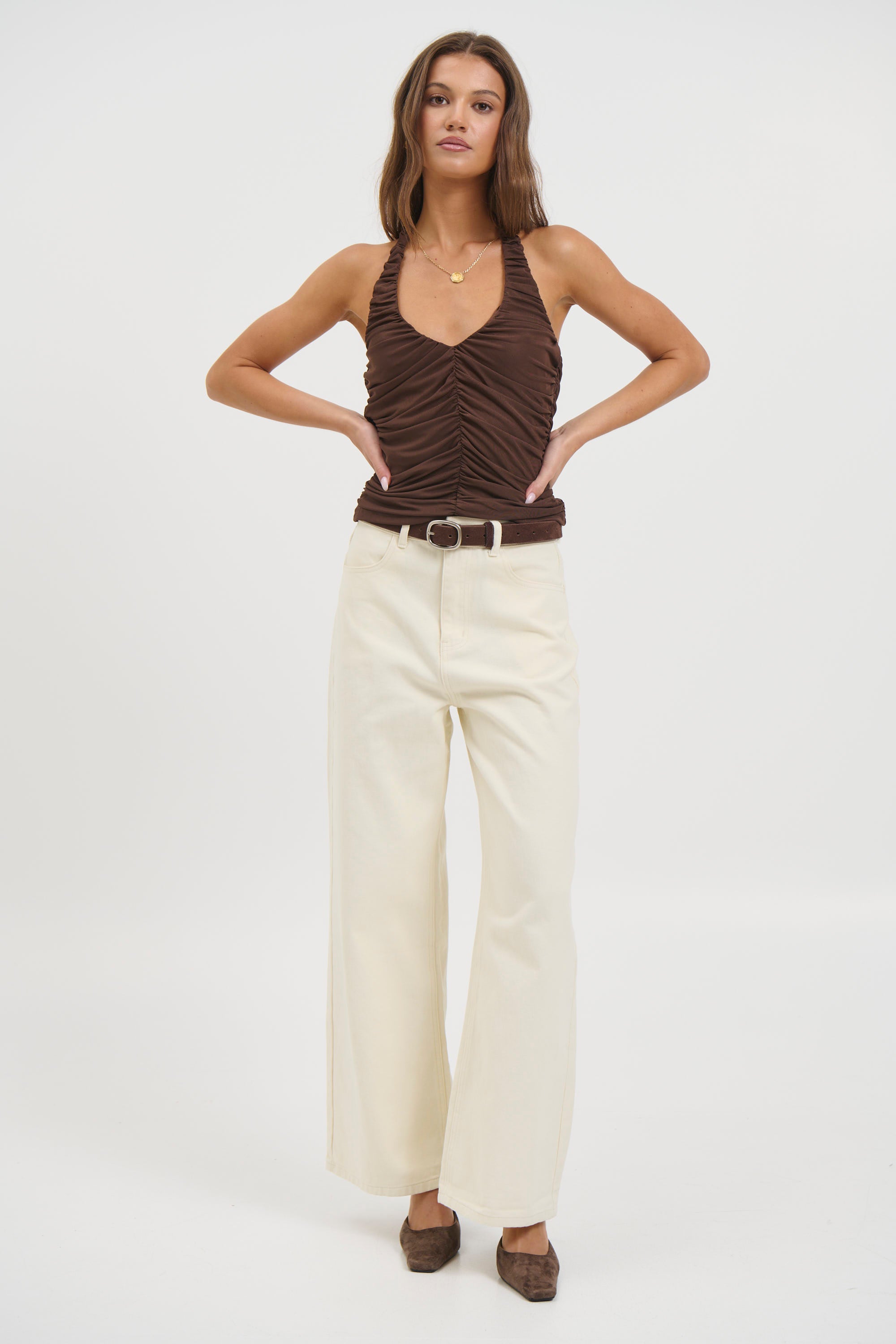 Starla Halter Top Choc