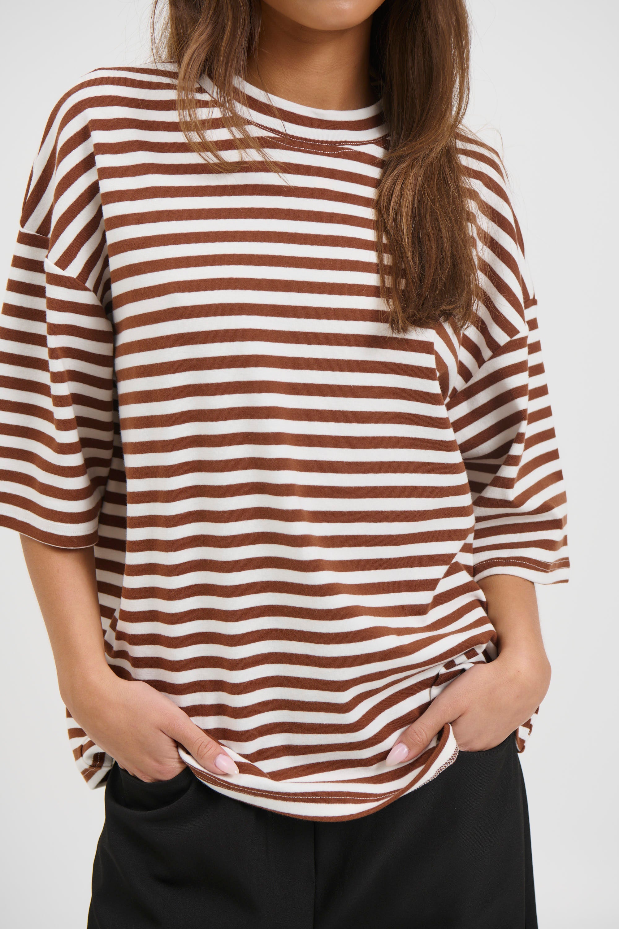 Charlene Oversized Tee Chocolate