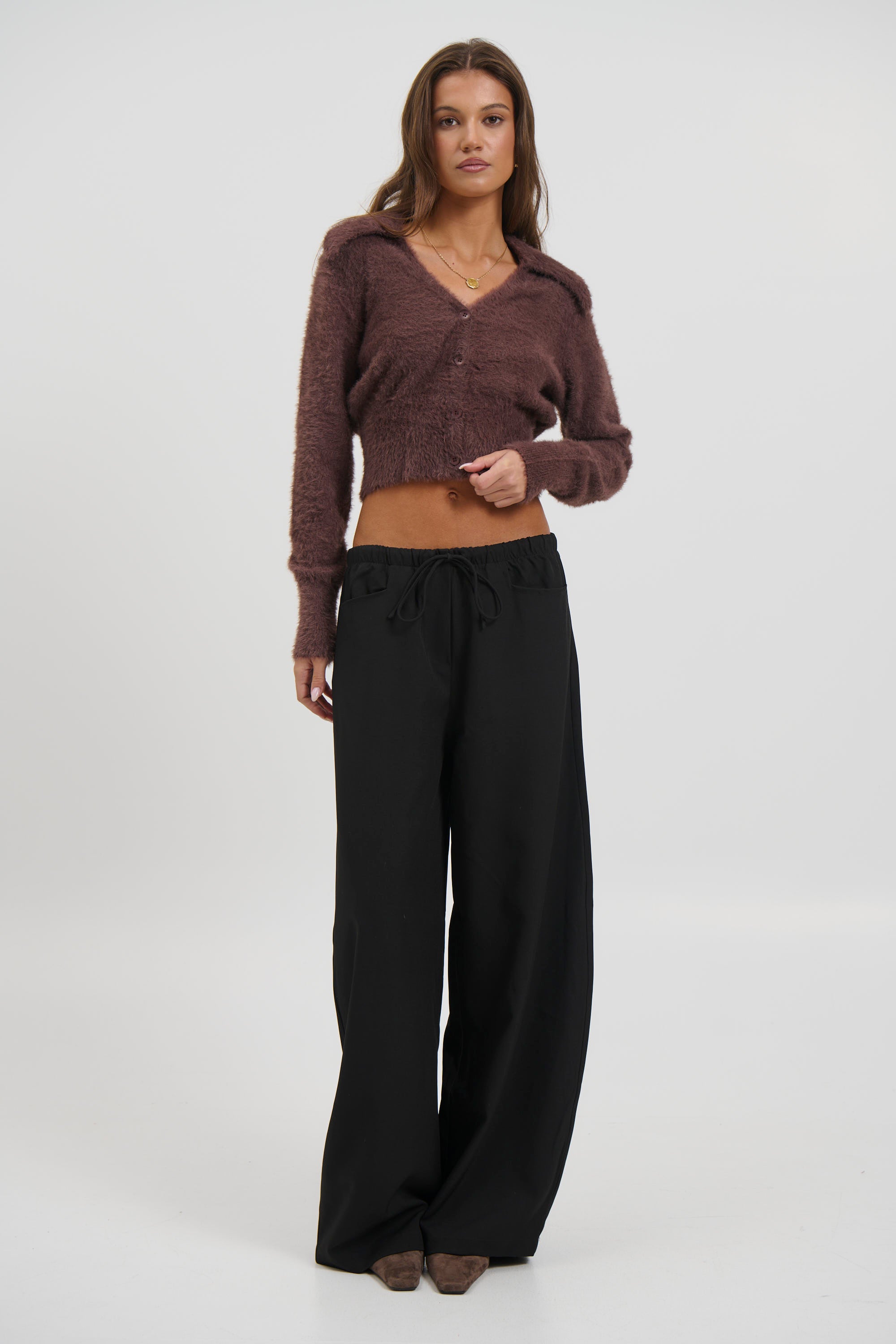 Zyra Cardigan Cocoa
