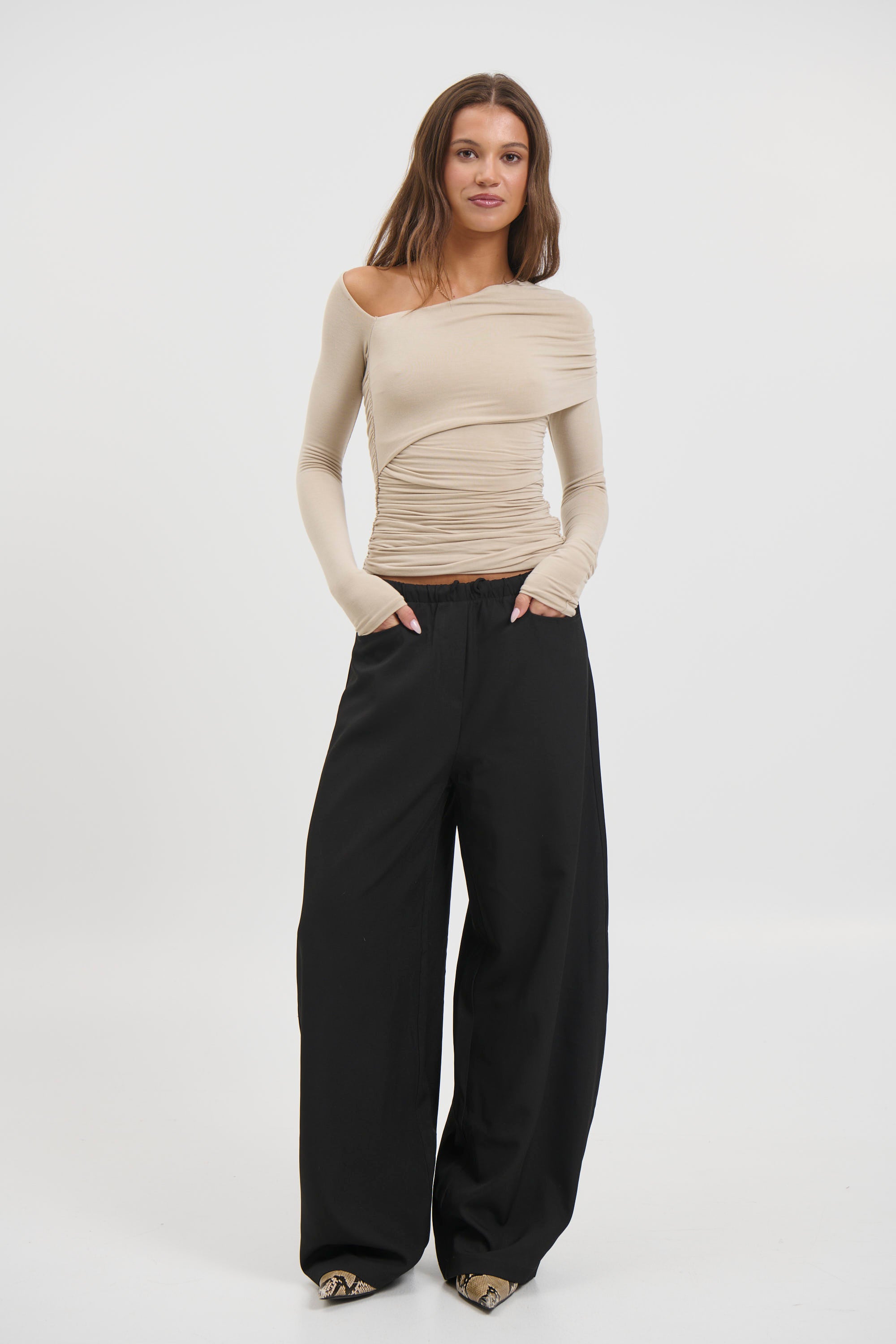 Yani Top Almond